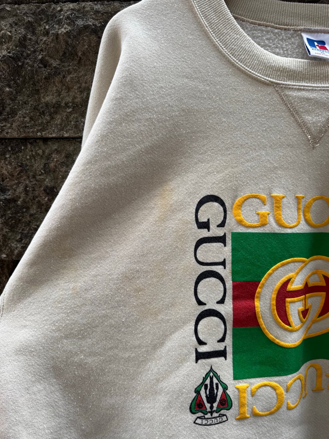 90-00s 러셀 구찌 부틀렉 맨투맨 상품이미지4