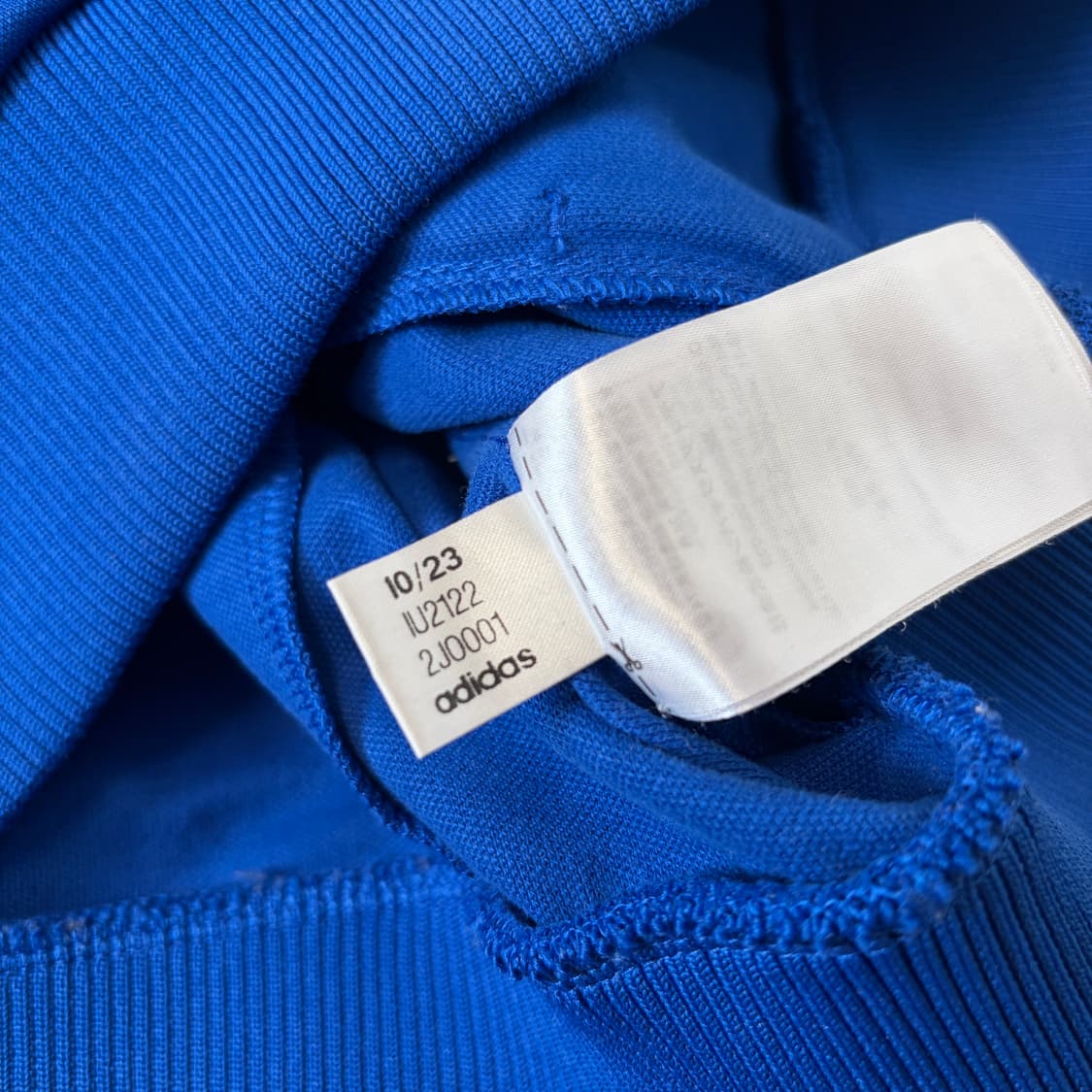 아디다스 X 이탈리아 로얄 블루 베켄바우어 트랙탑 져지 상품이미지5