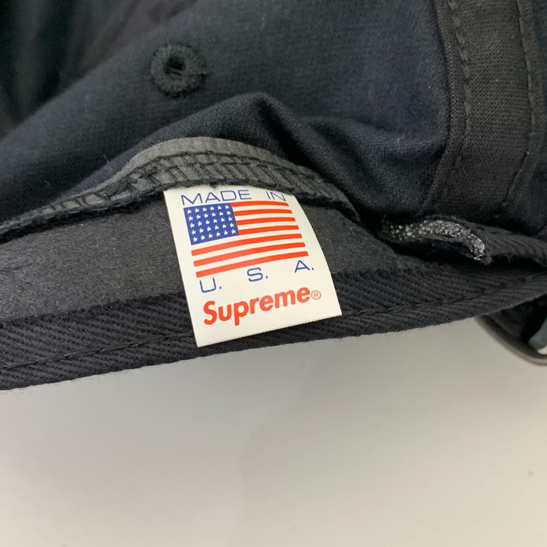 슈프림 블랙 코듀로이 캠프캡 상품이미지5