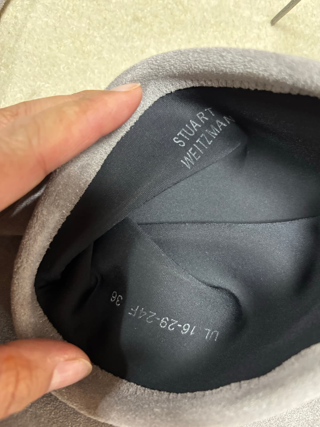 (235)스튜어트 와이츠먼 세무롱부츠 상품이미지4