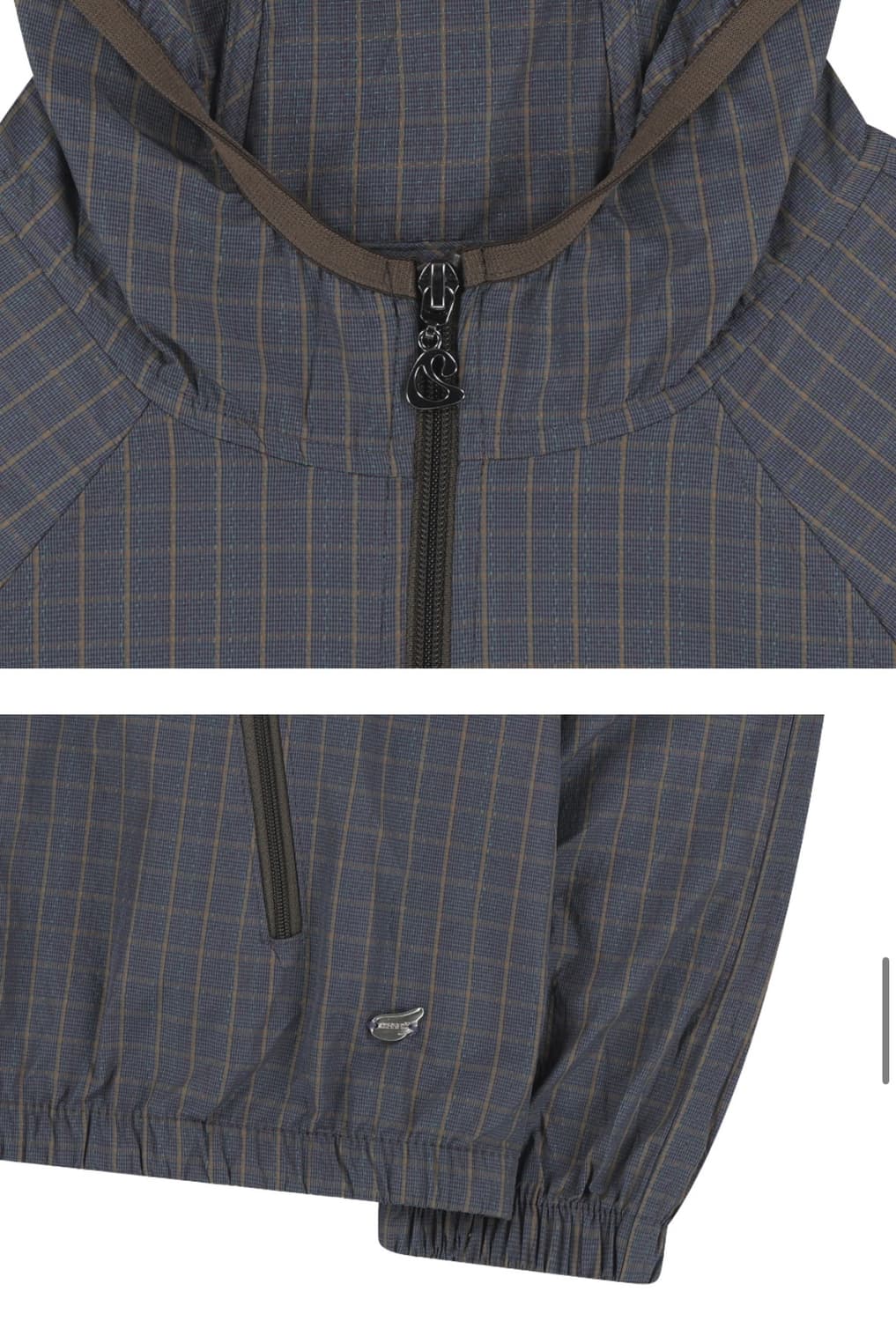 코이세이오 바람막이 CHECK WINDBREAKER PURPLE 상품이미지2