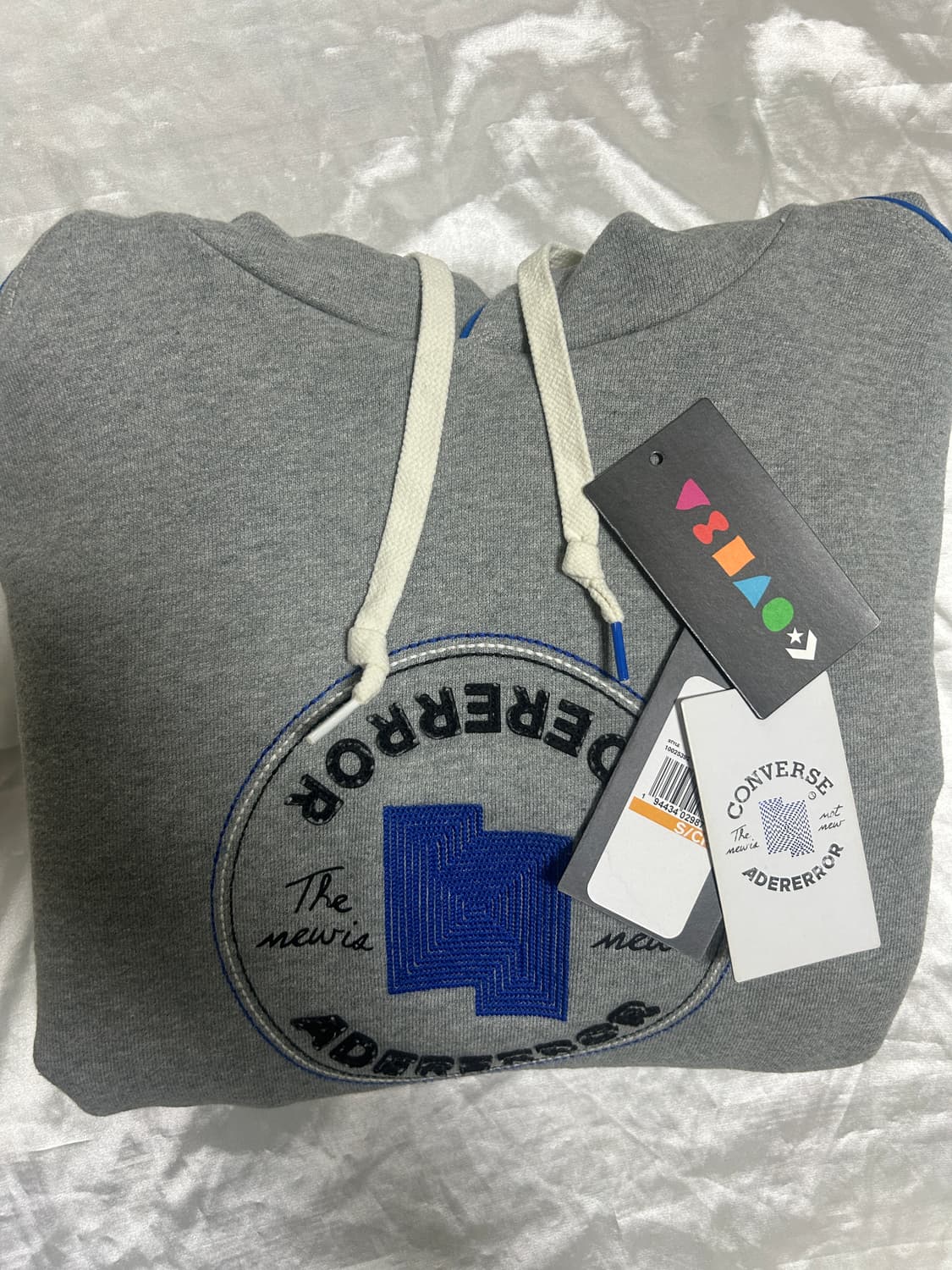 컨버스 x 아더에러 쉐입스 풀오버 후드 빈티지 상품이미지9