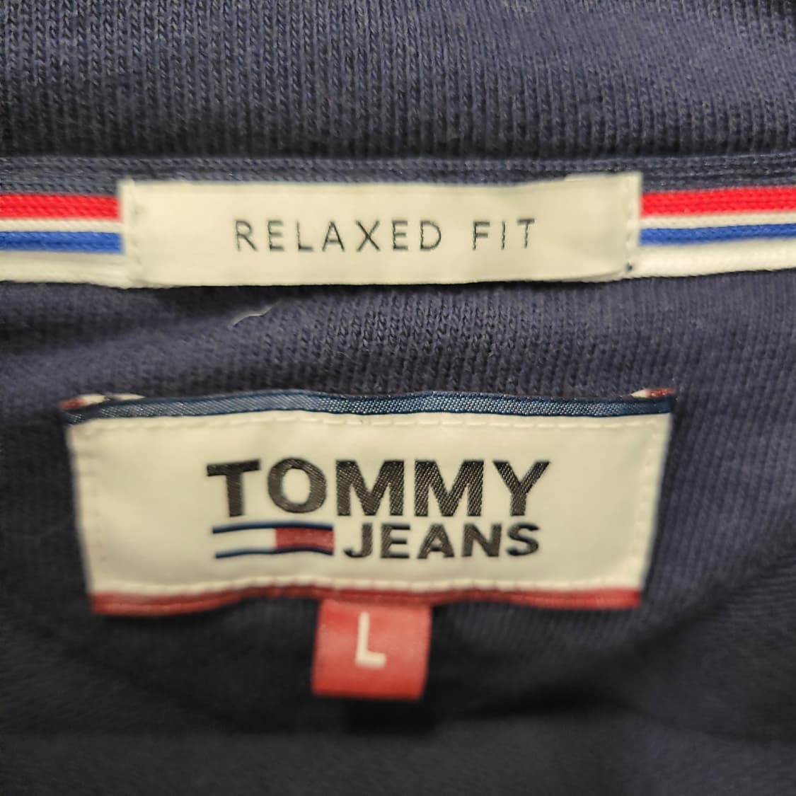 Tommy Jeans 타미진스 로고 후드티 네이비 상품이미지4