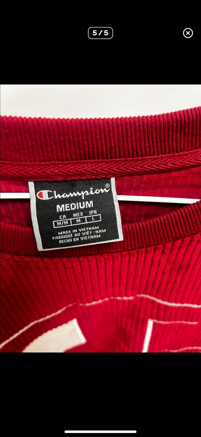 챔피온 버건디 맨투맨 상품이미지5