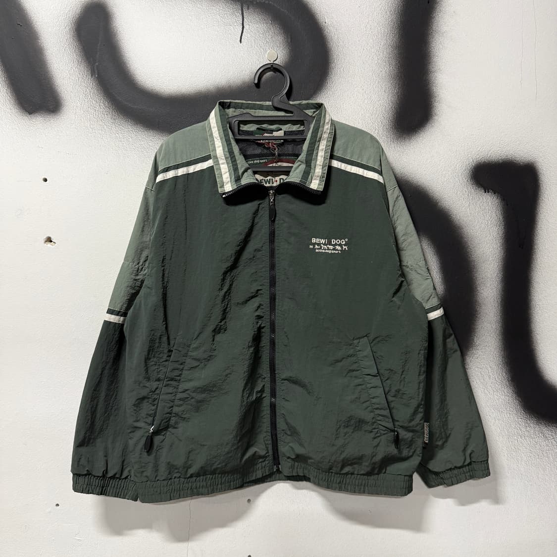 VTG 빈티지 올드스쿨 배색 집업 윈드브레이커 자켓 상품이미지1