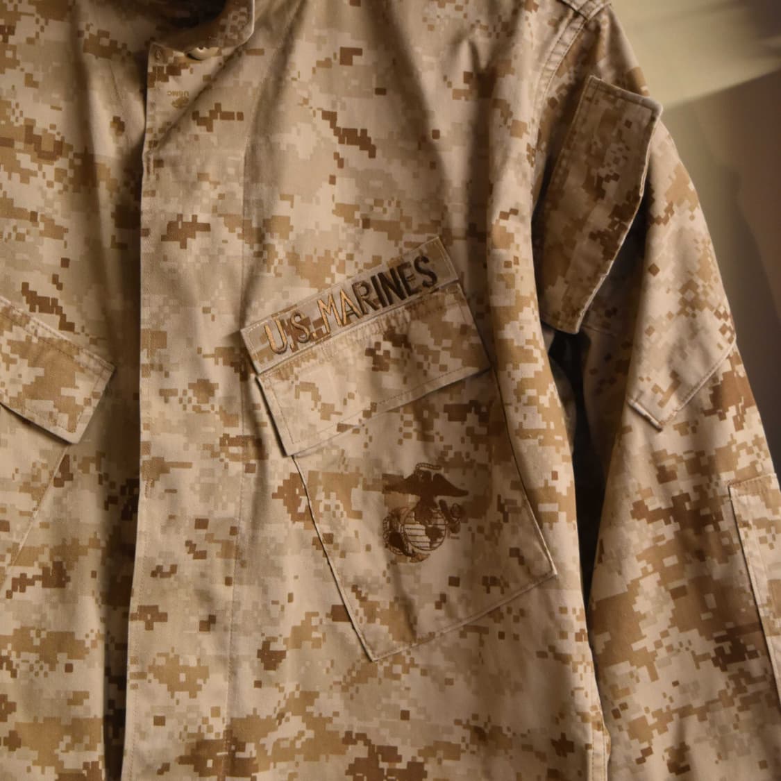 미해병대 오리지널 데저트 MARPAT 전투복 상의 SR 상품이미지2
