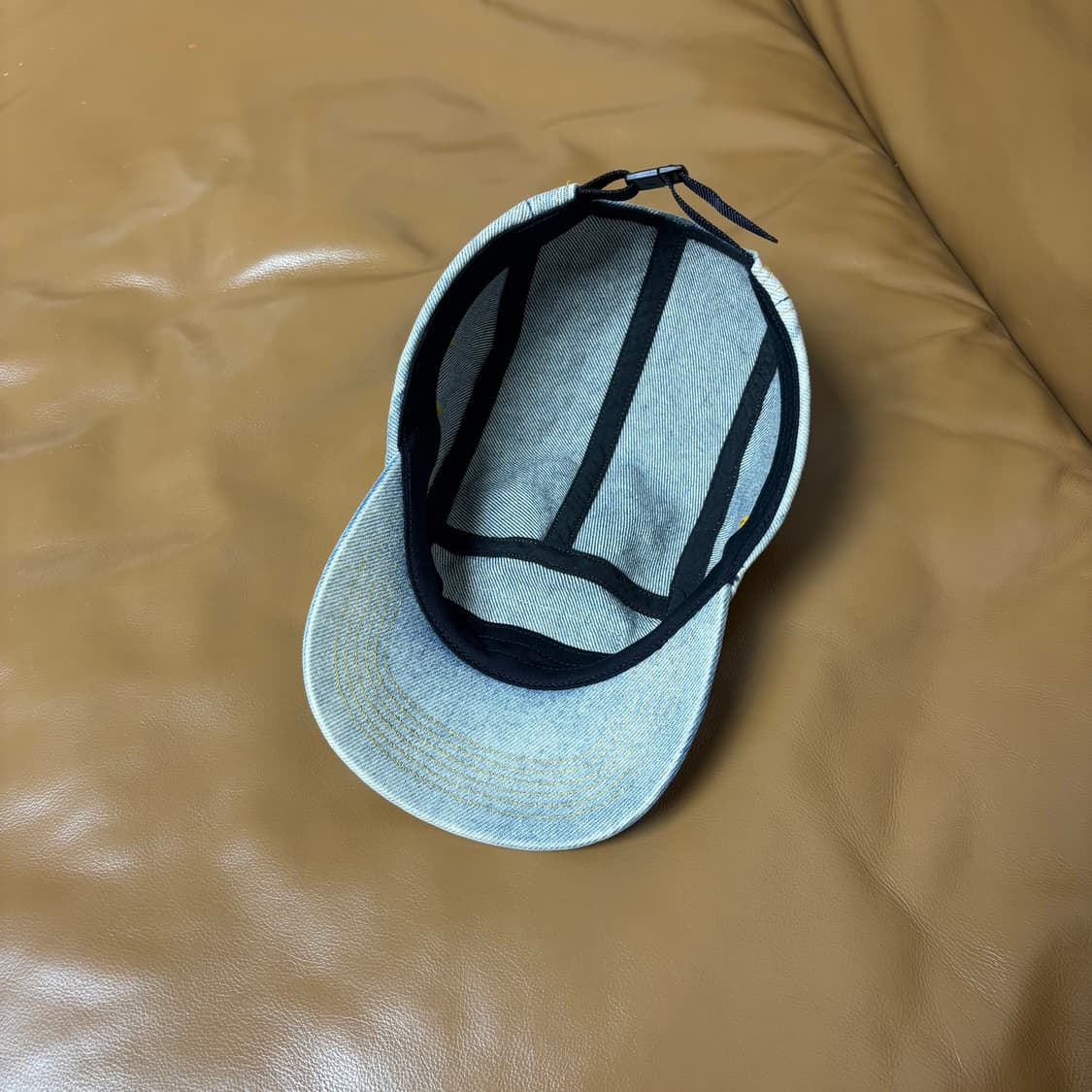Supreme 슈프림 23ss 워시드 더티 데님 캠프캡 모자 Denim 상품이미지6