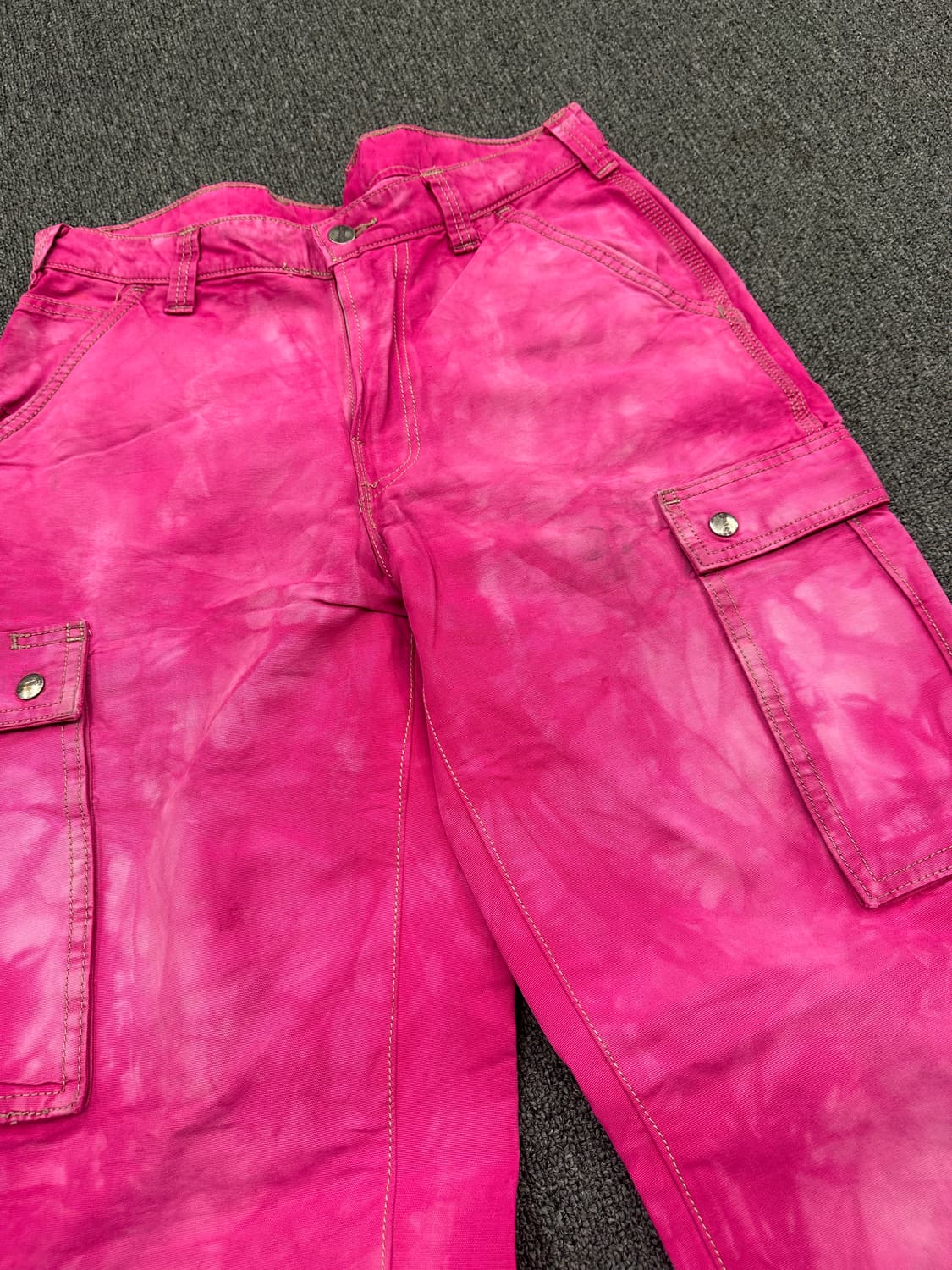 칼하트 핫핑크 카고 워크팬츠 상품이미지5