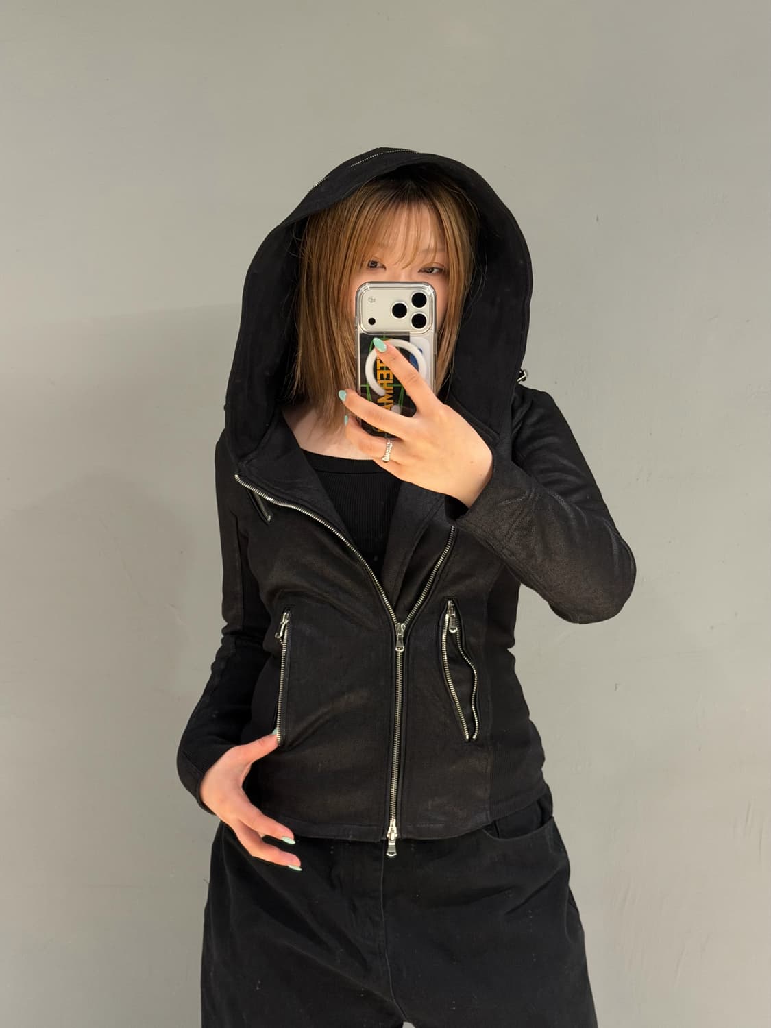 Johnny wolf asymmetric design jacket  상품이미지2