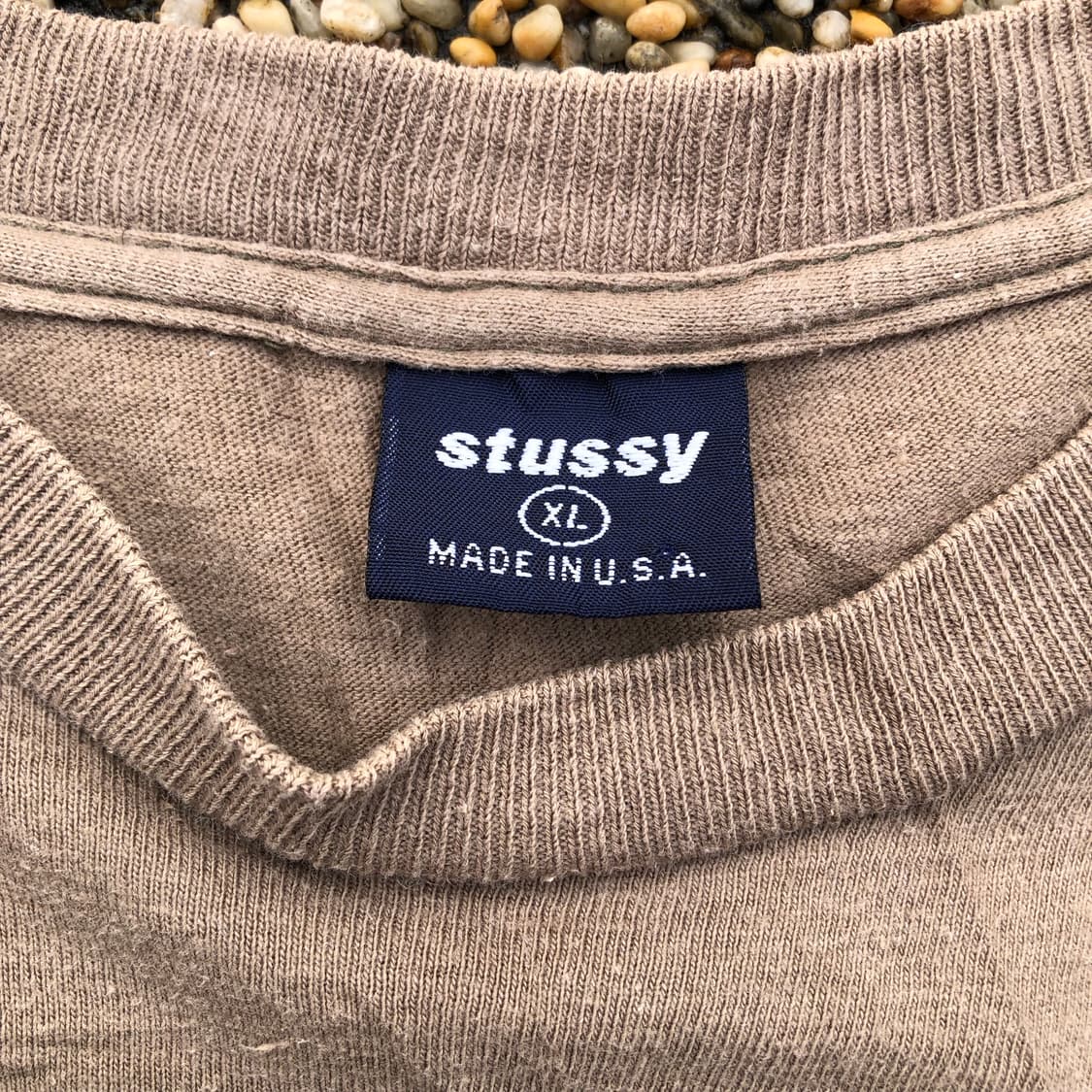 [XL] 90s USA 스투시 카모로고 반팔티셔츠 상품이미지7