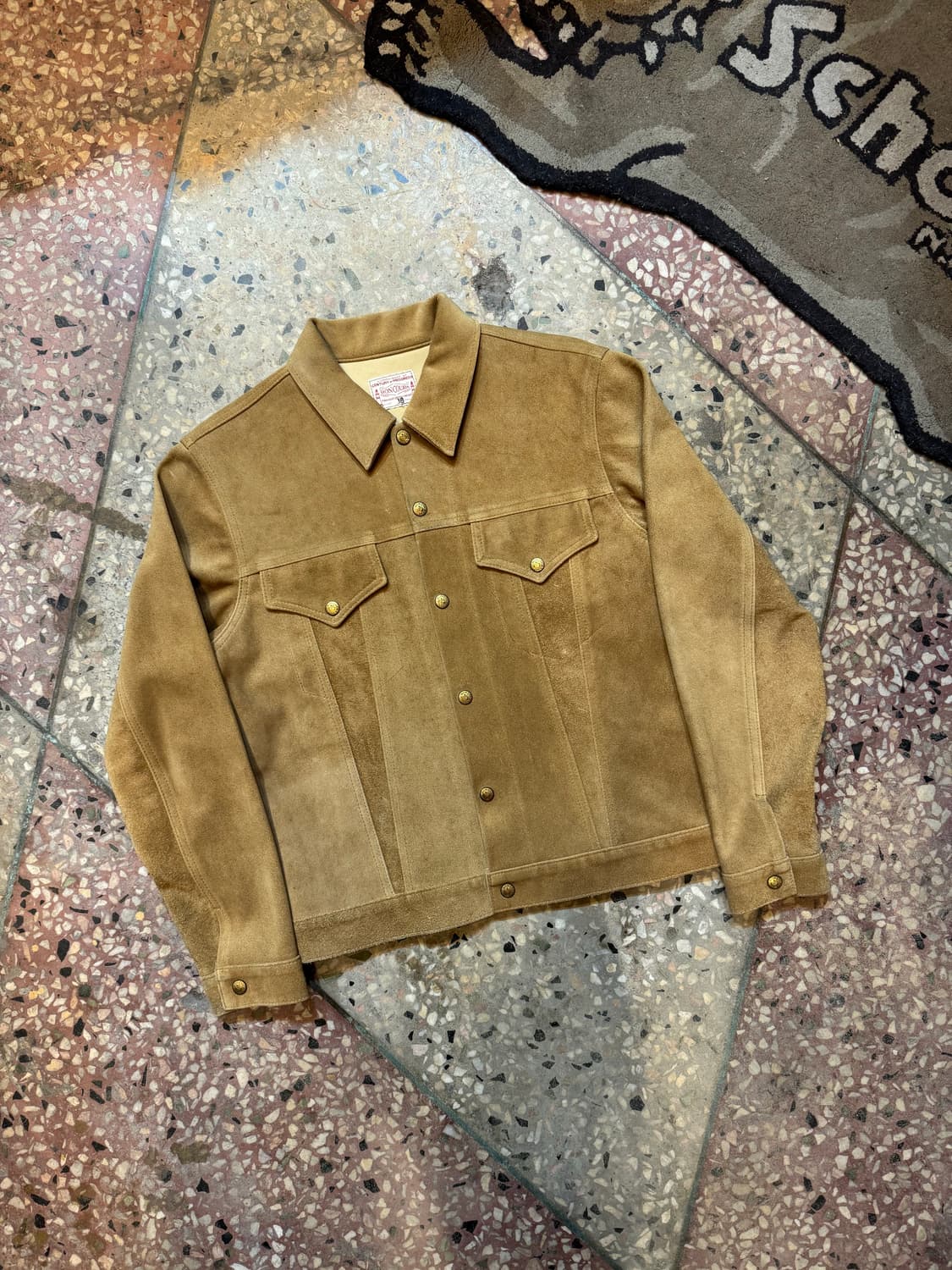 본쿠라 스웨이드 트러커 자켓 (38~40) 상품이미지2