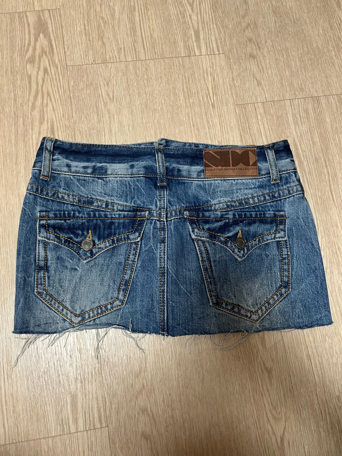 스컬프터 Vintage Micro Denim Skirt Blue 상품이미지4