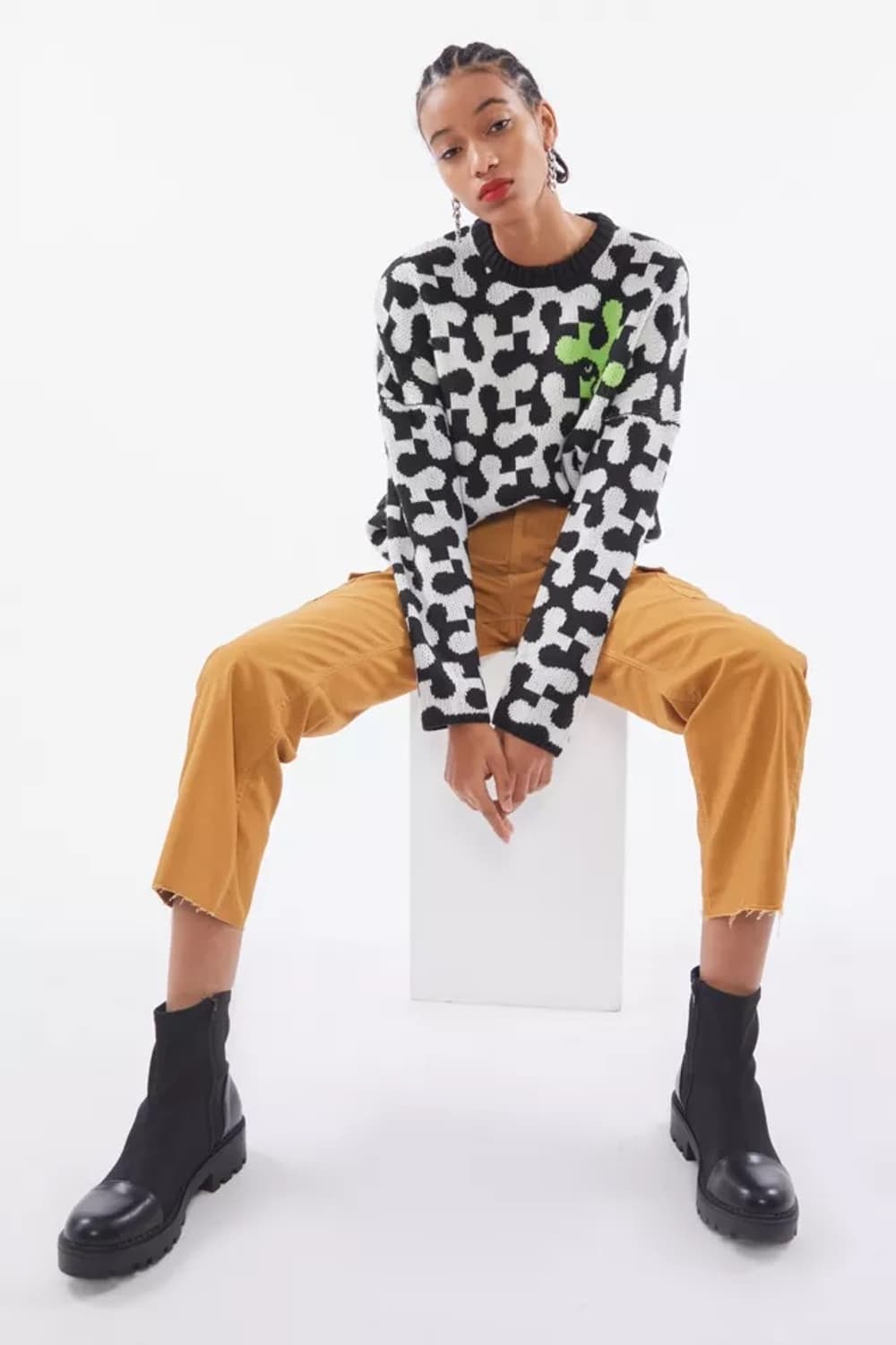 오베이 퍼즐 스웨터 M 상품이미지7