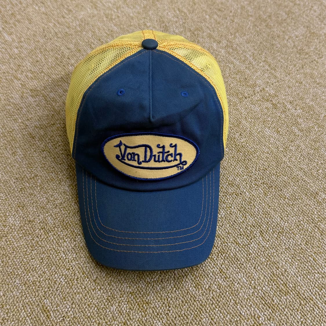 본더치 옐로우블루 투톤 트러커캡 상품이미지1
