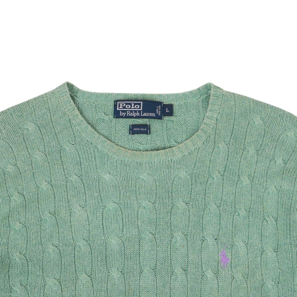 폴로랄프로렌 민트 실크 케이블 니트 상품이미지2