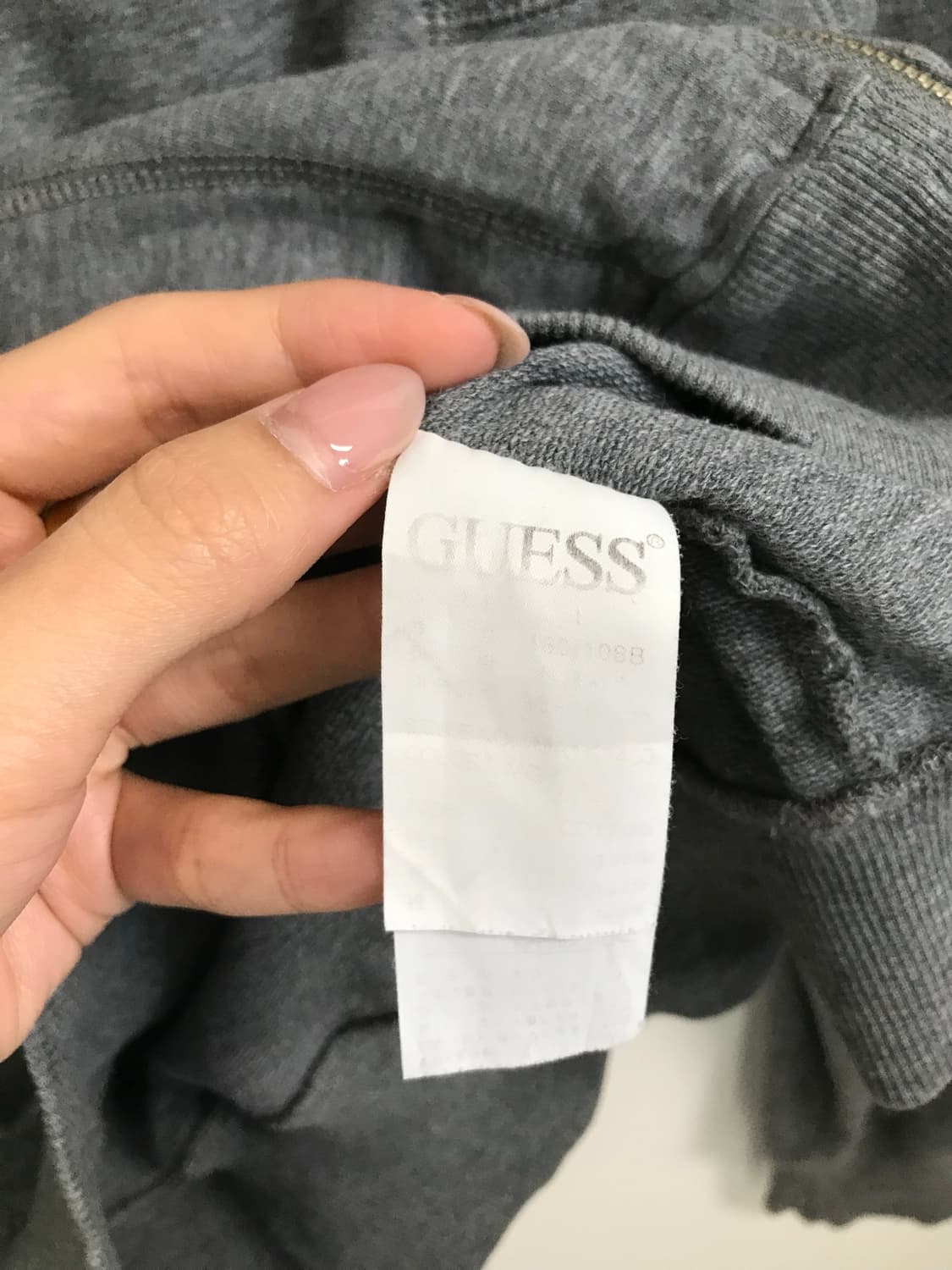 Guess 게스 y2k 와투케 그레이 코튼 집업 상품이미지6