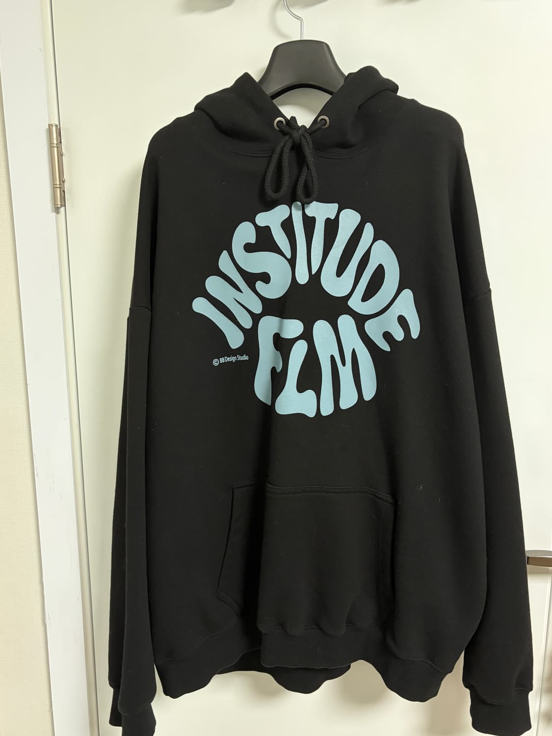 필루미네이트 오버핏 그래피티 로고 후디 블랙 M 상품이미지2