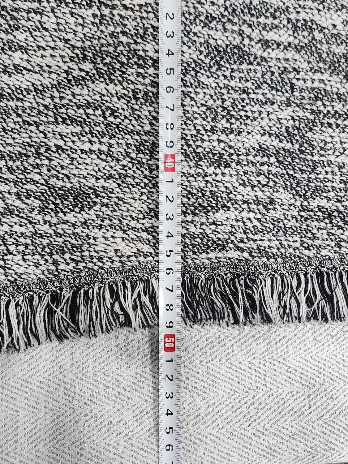 [S] 르샵 Leshop 트위드 스타일 프린티 세미크롭 니트 상품이미지9