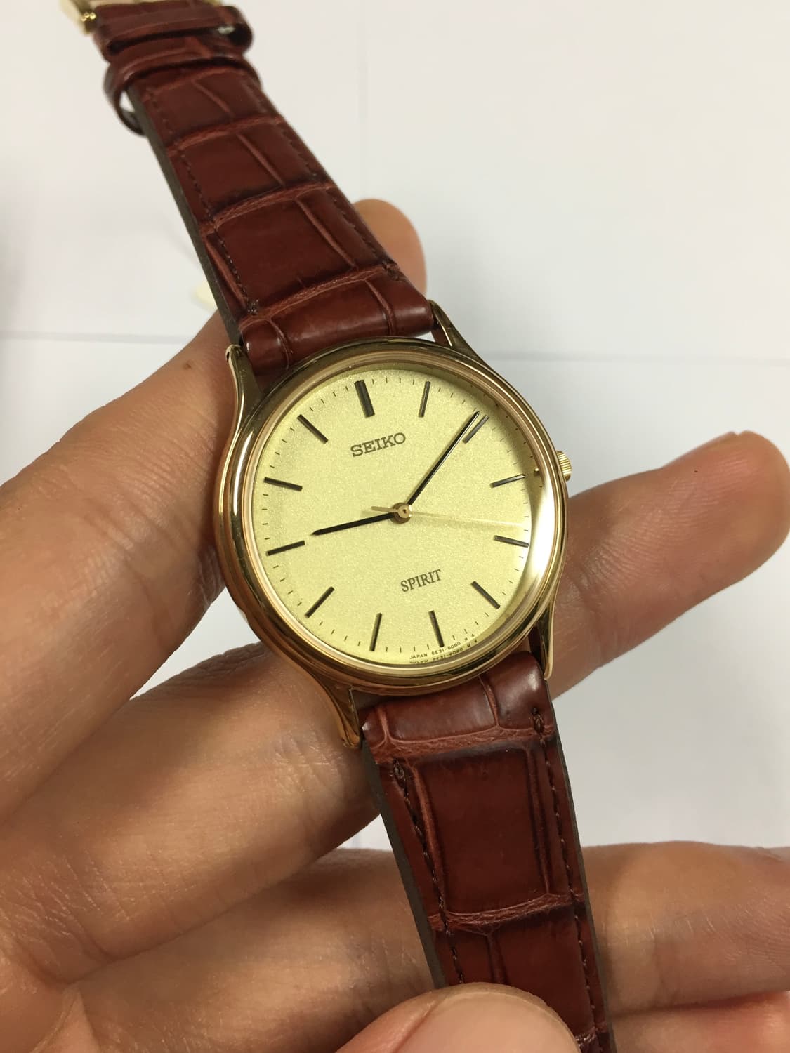 새상품 90s seiko spirit quartz gold 상품이미지1