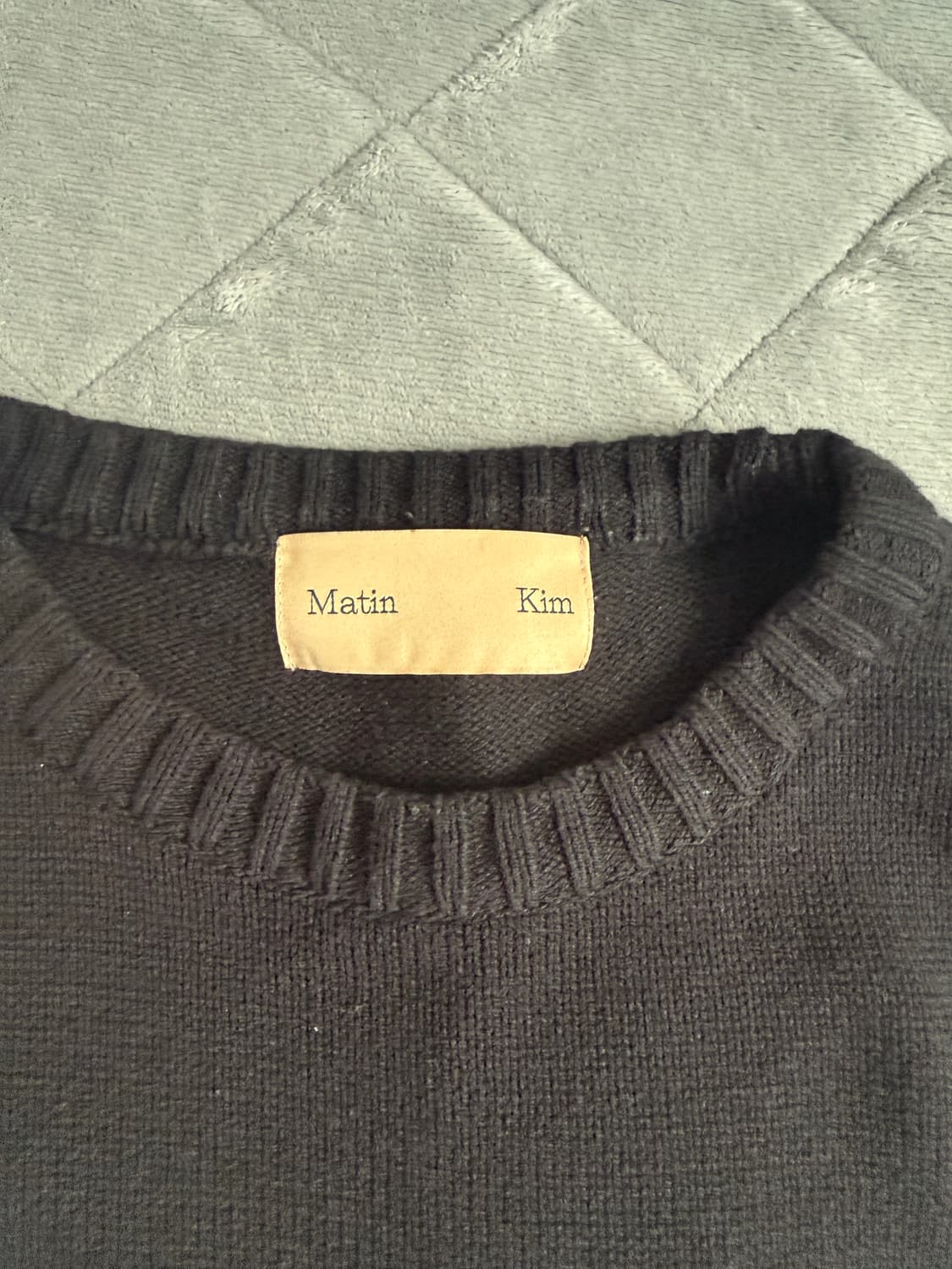 마뗑김 빅로고 니트 상품이미지2