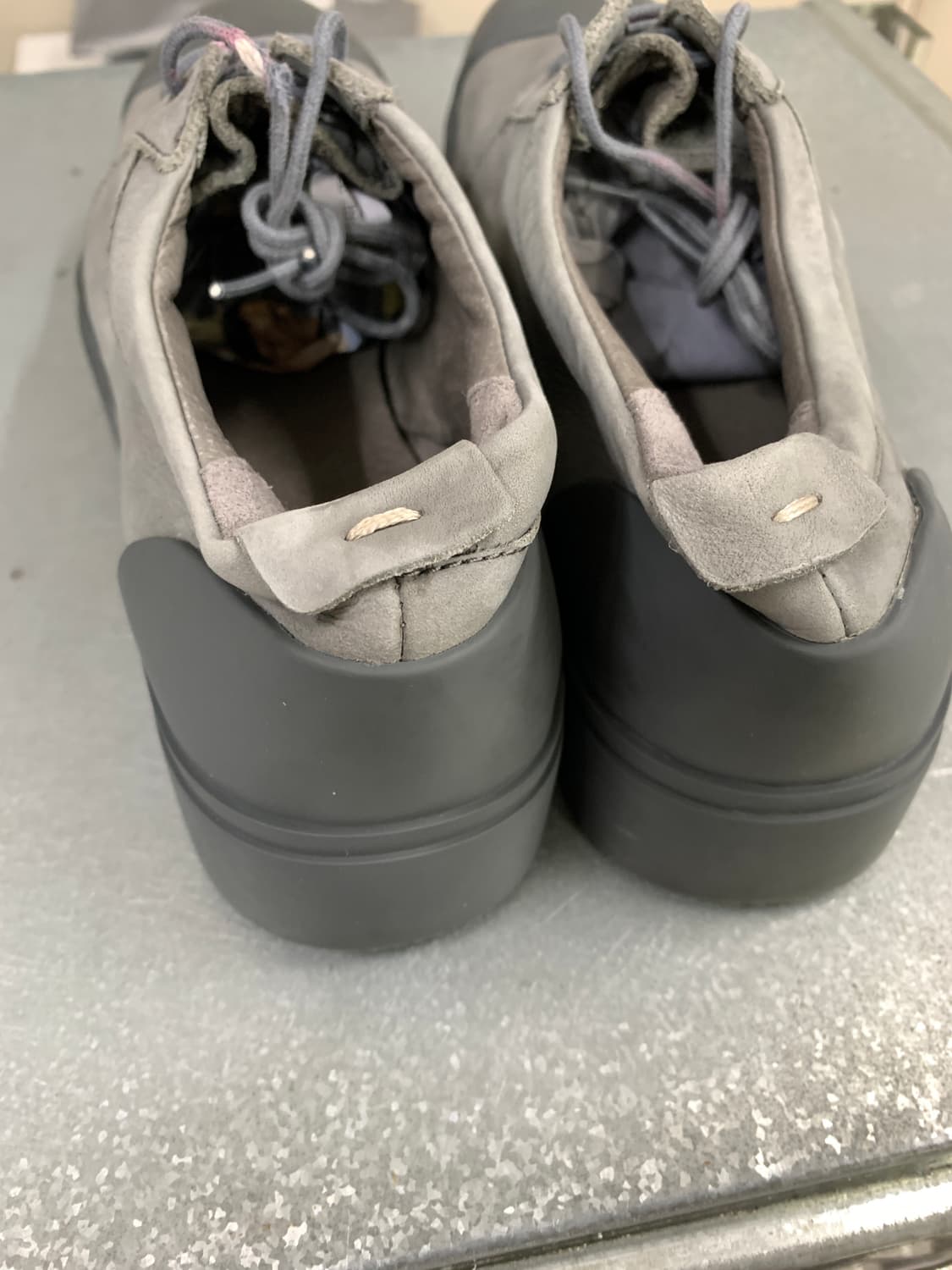 캠퍼 빈타르 누벅 레더 레이스업 브로그 그레이 39(245)  상품이미지5