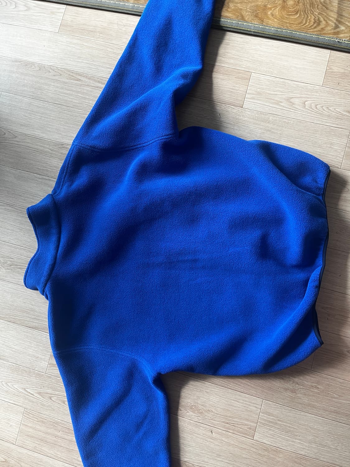 엘엘빈 아웃도어 플리스 하프집업 블루 XL 상품이미지5