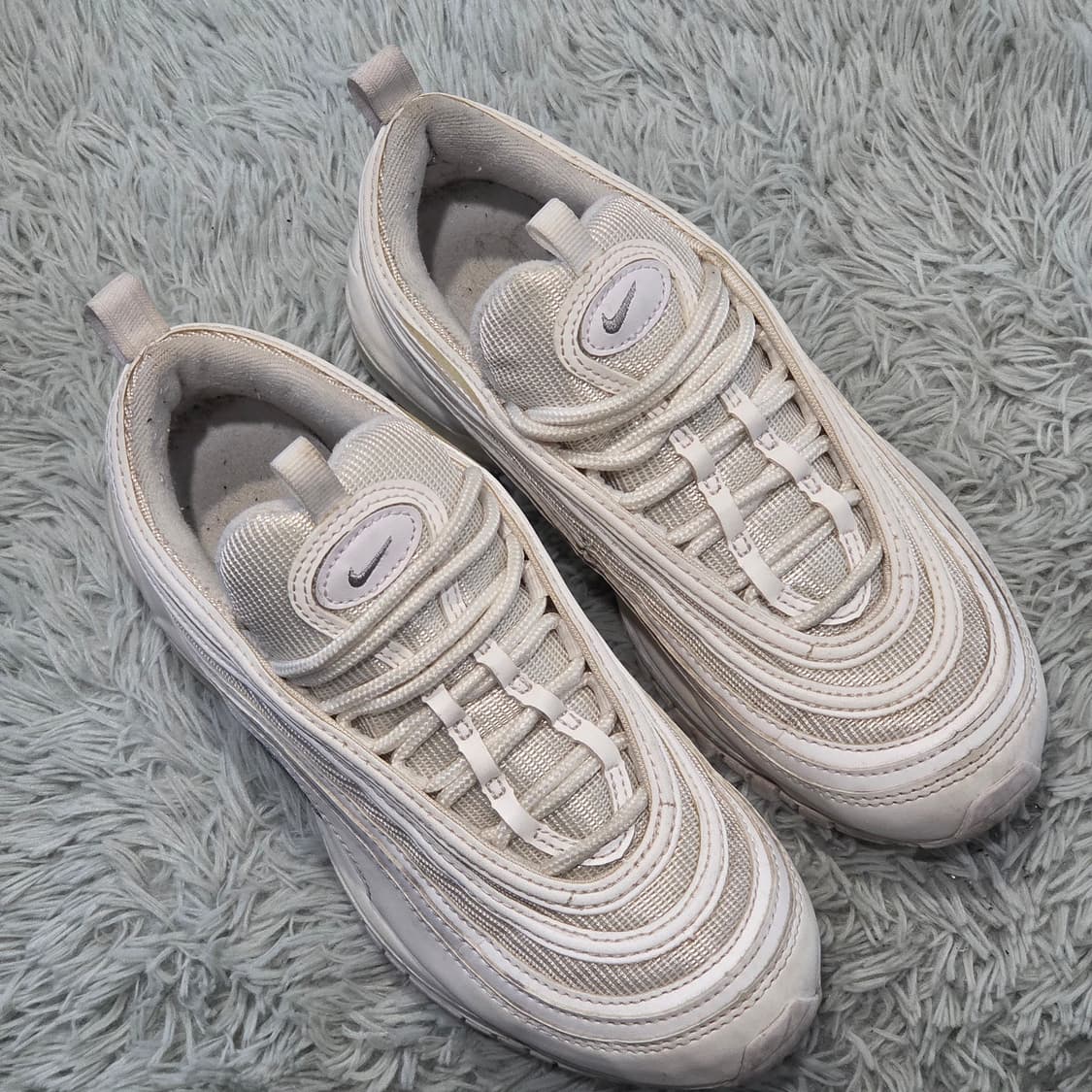 2w-27:나이키 에어맥스 97 트리플 화이트230 상품이미지5