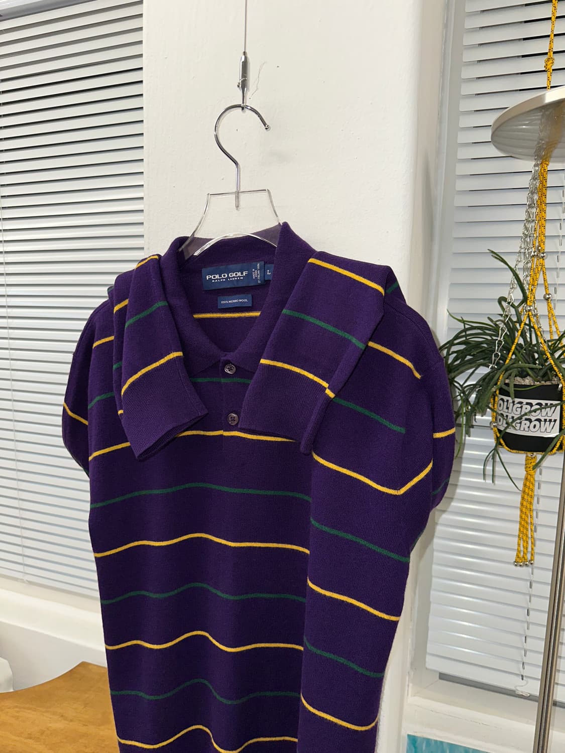 폴로 랄프로렌 스트라이프 카라 니트  상품이미지4