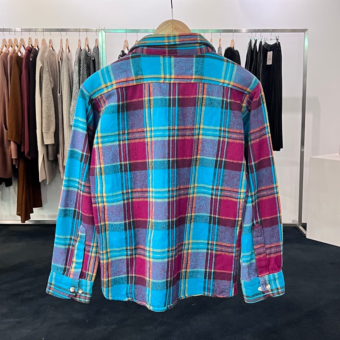 [M] 90s 반 헤우젠 플란넬셔츠  상품이미지2