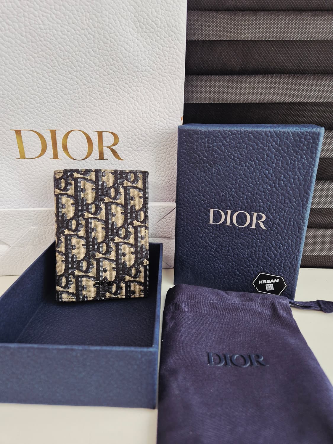 디올 오블리크 카드지갑 (상태 매우 좋음) 상품이미지1