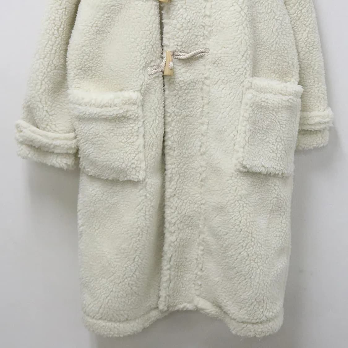 UNGRID 아이보리 양털 떡볶이 코트 61015 상품이미지4