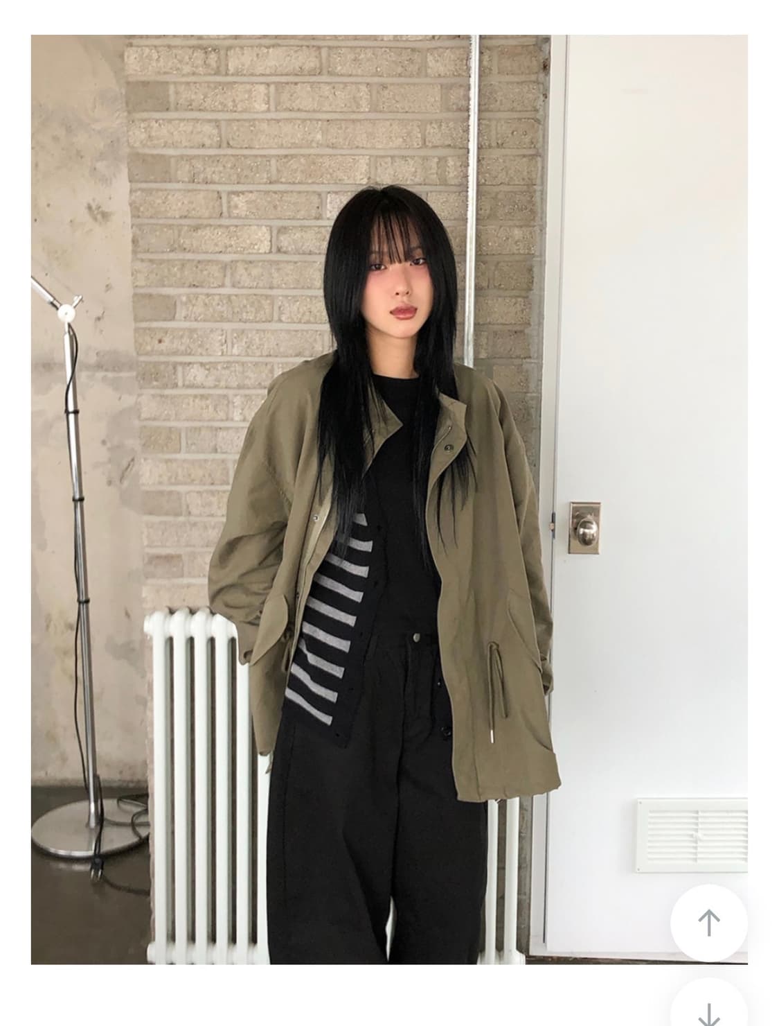 카키 투웨이 하프 필드자켓 상품이미지3