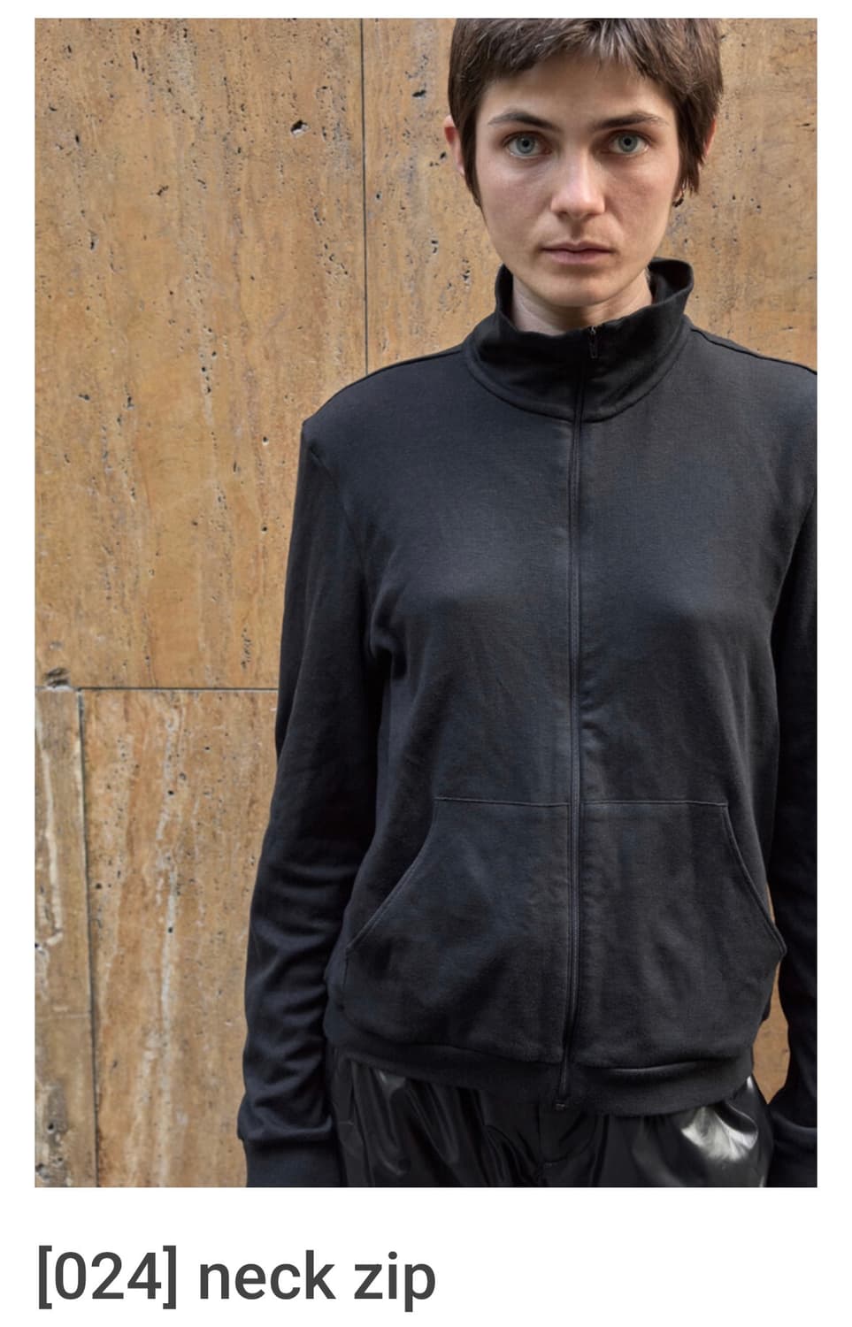 머듈 넥집업 블랙 색상 2사이즈 새상품 상품이미지1