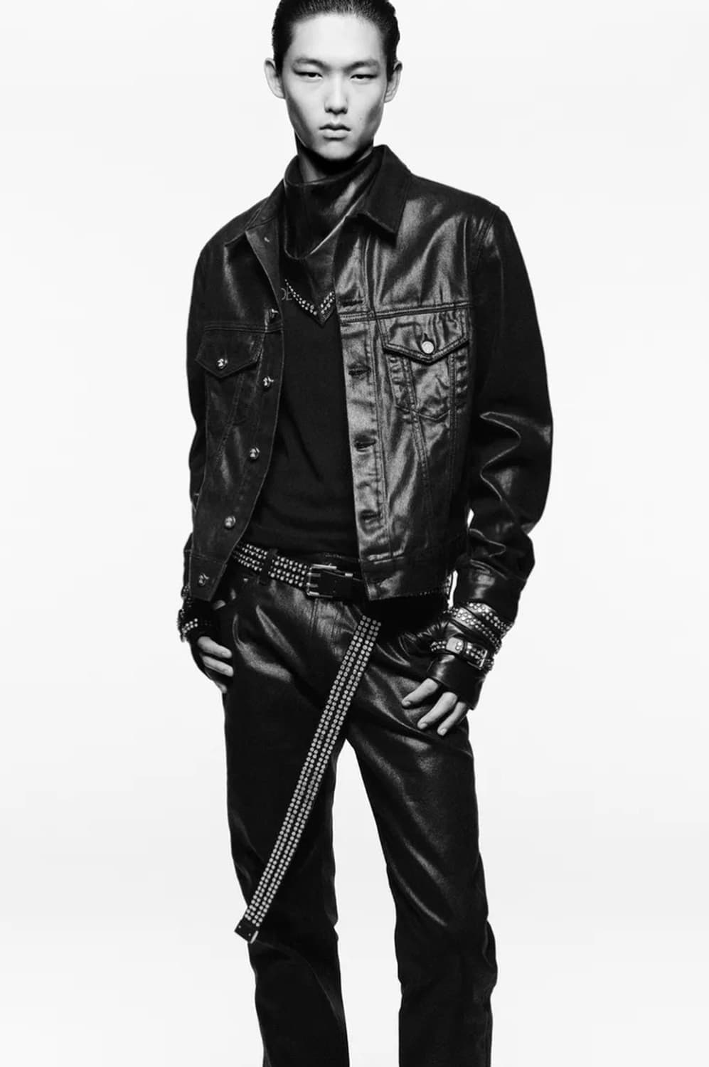 (1회착) 자라 × 루도빅 드 생 세르넹 왁스코팅 데님 트러커 L 상품이미지1