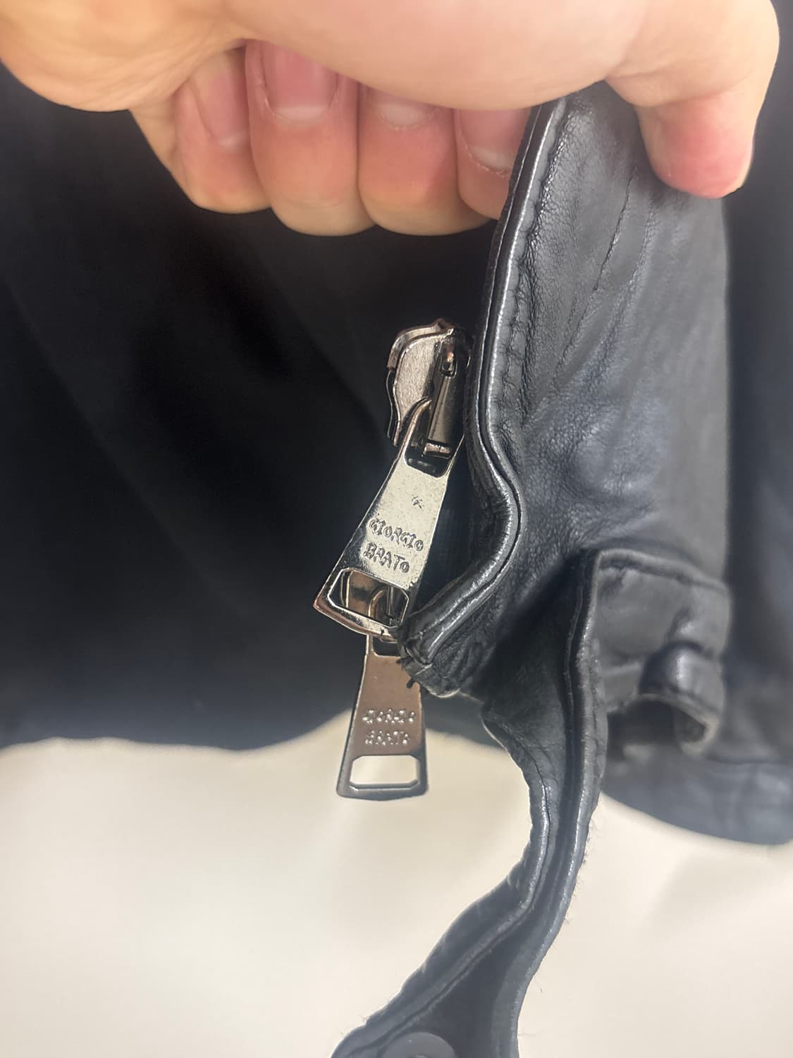 조르지오 브라토 가죽 자켓 48사이즈 상품이미지4