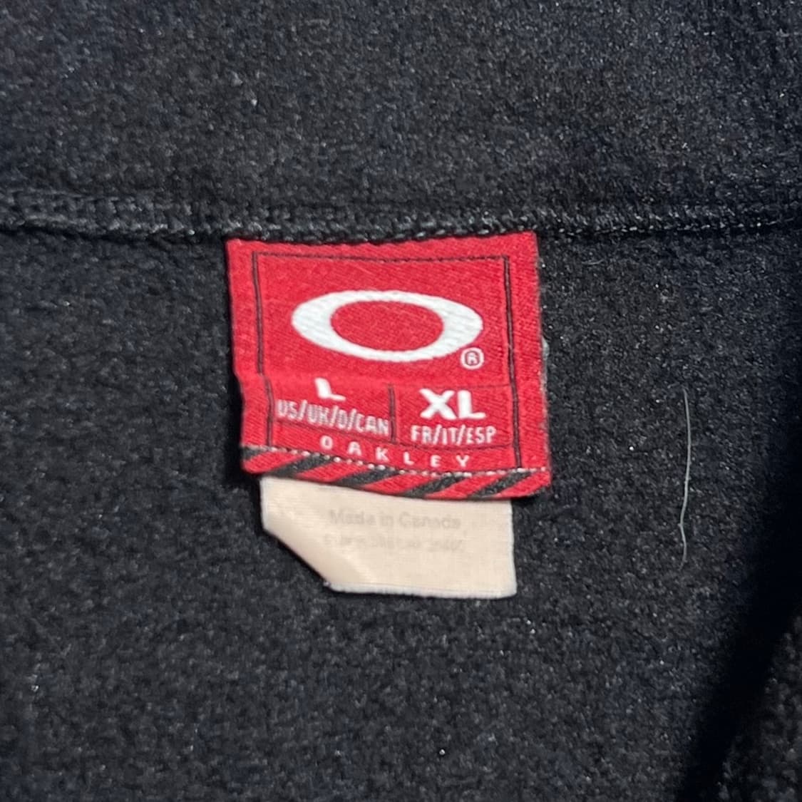 Oakley 배색 블랙 플리스 상품이미지3