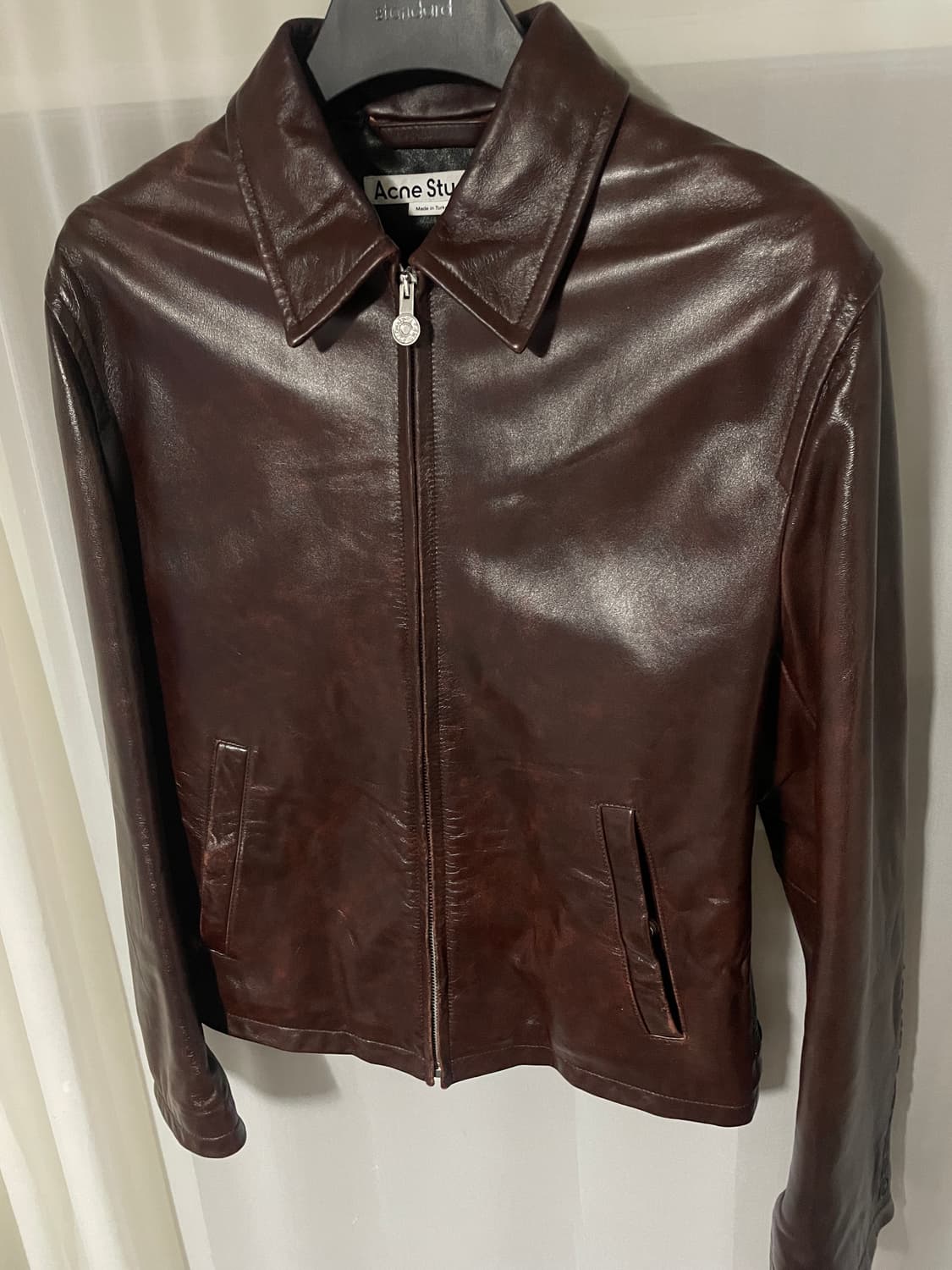 [44] 아크네스튜디오 양가죽 레더자켓 상품이미지3