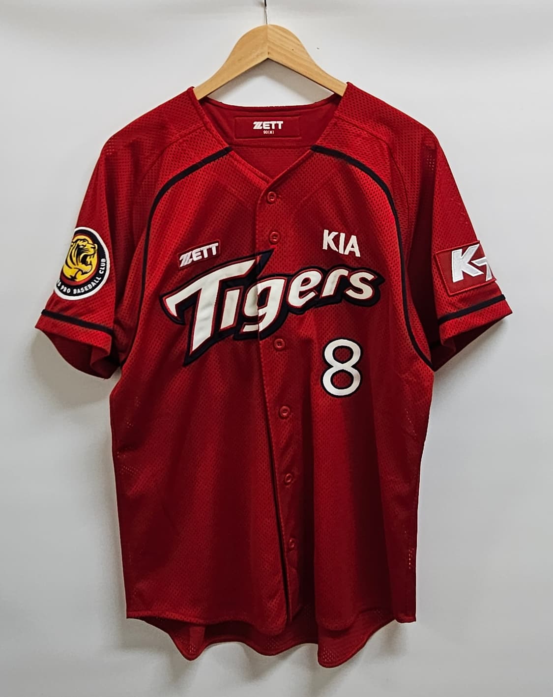 ZETT KIA 기아 타이거즈 야구 유니폼 90 M 안치홍 상품이미지1