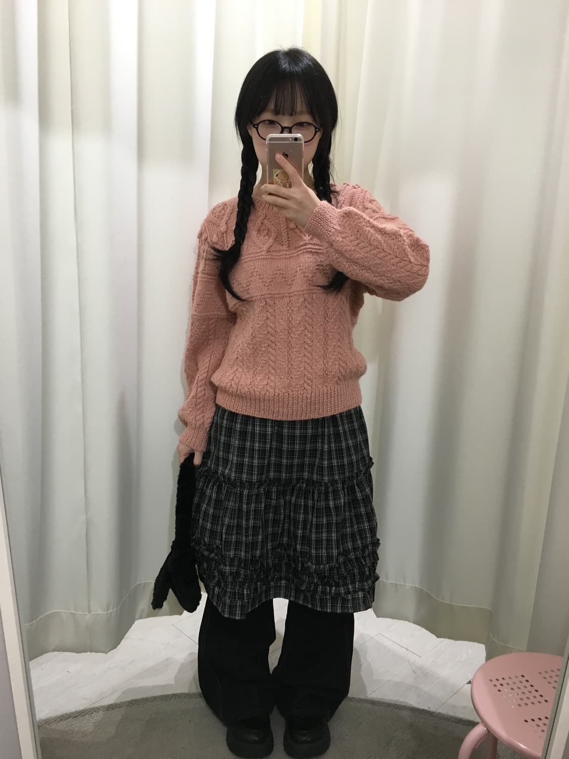 pink pompom knit 상품이미지3
