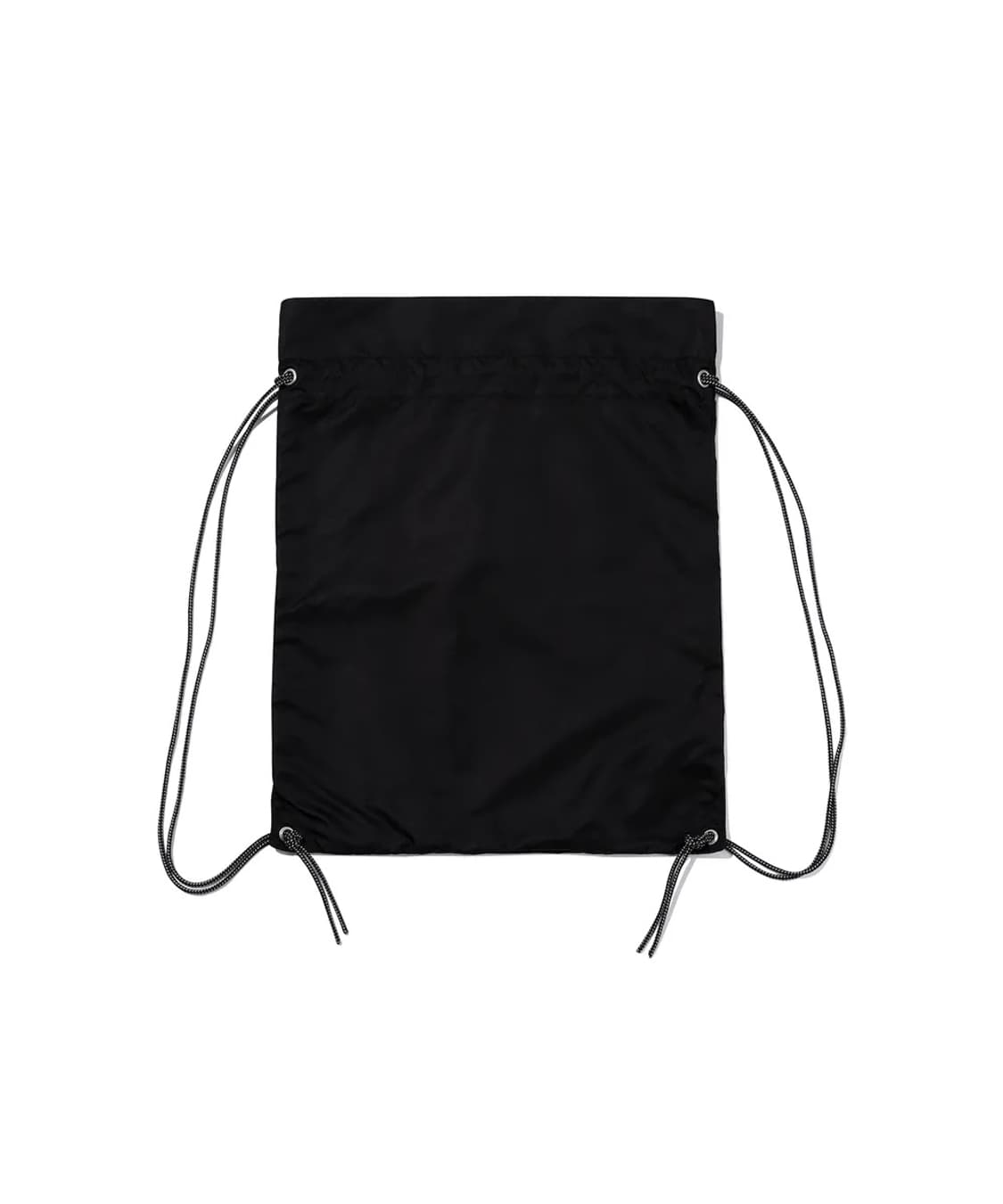 우알롱 Flor logo cutting gym sack - BLACK 상품이미지2