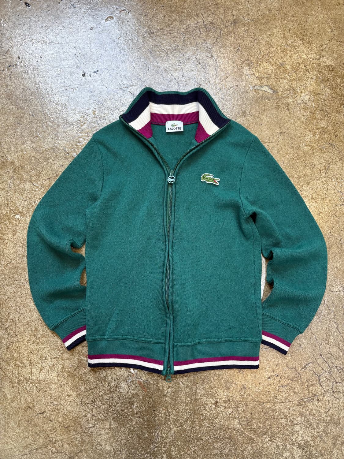 라코스테 울 니트 집업 자켓 상품이미지1