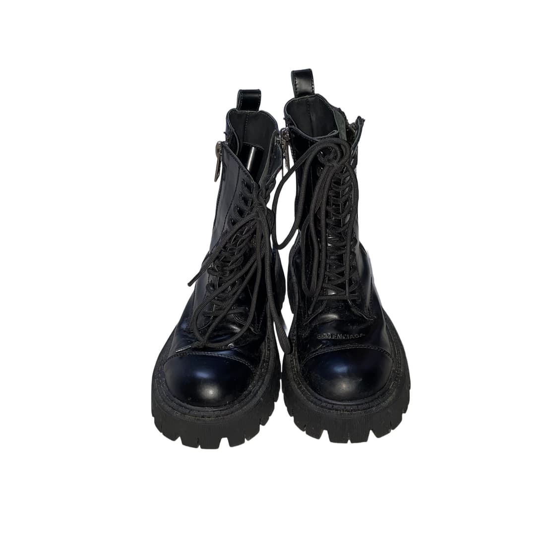 발렌시아가 balenciaga 블랙 레더 워커 부츠 상품이미지1