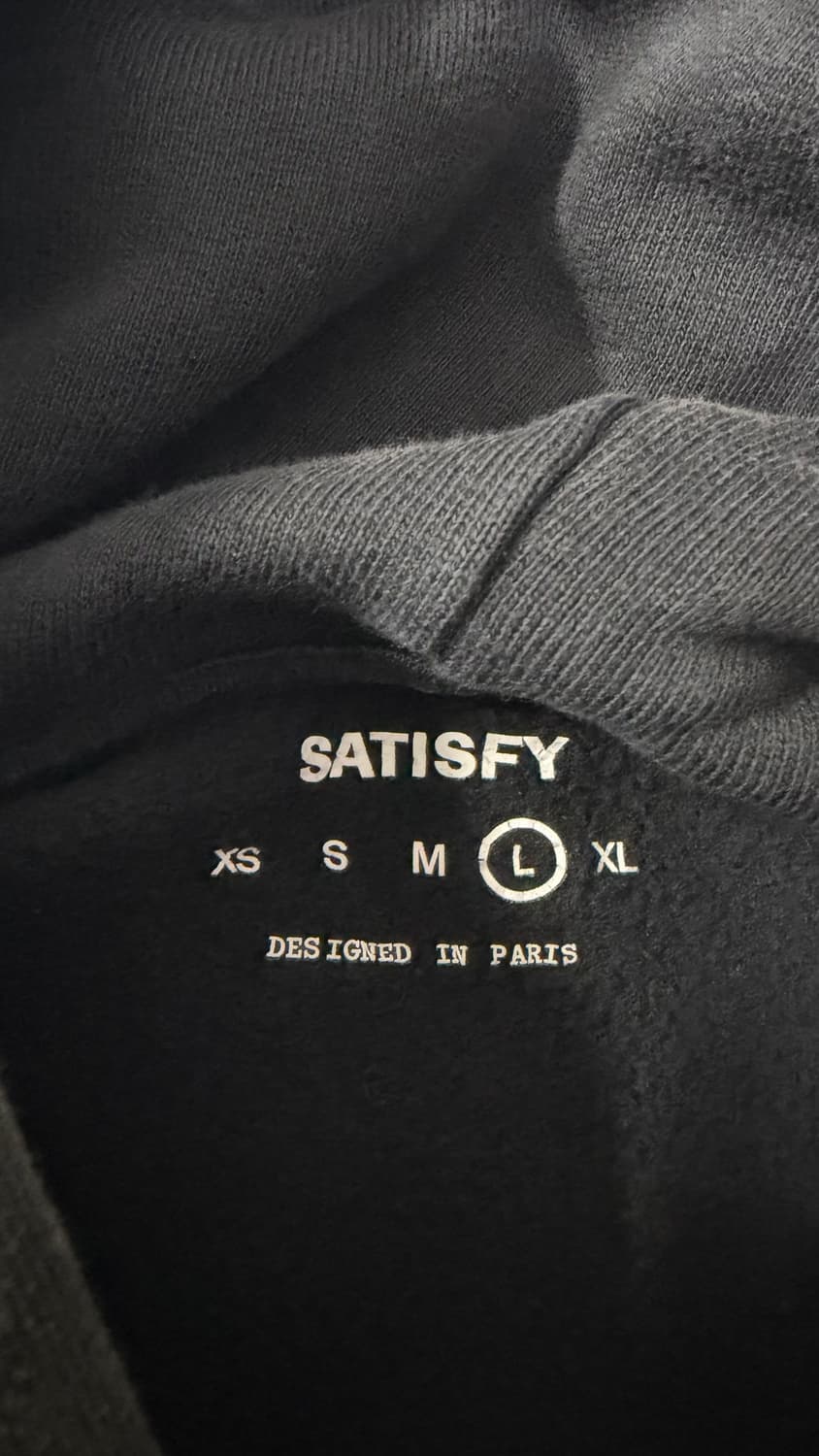 새티스파이 softcell 후드티 에이지드 블랙 상품이미지4