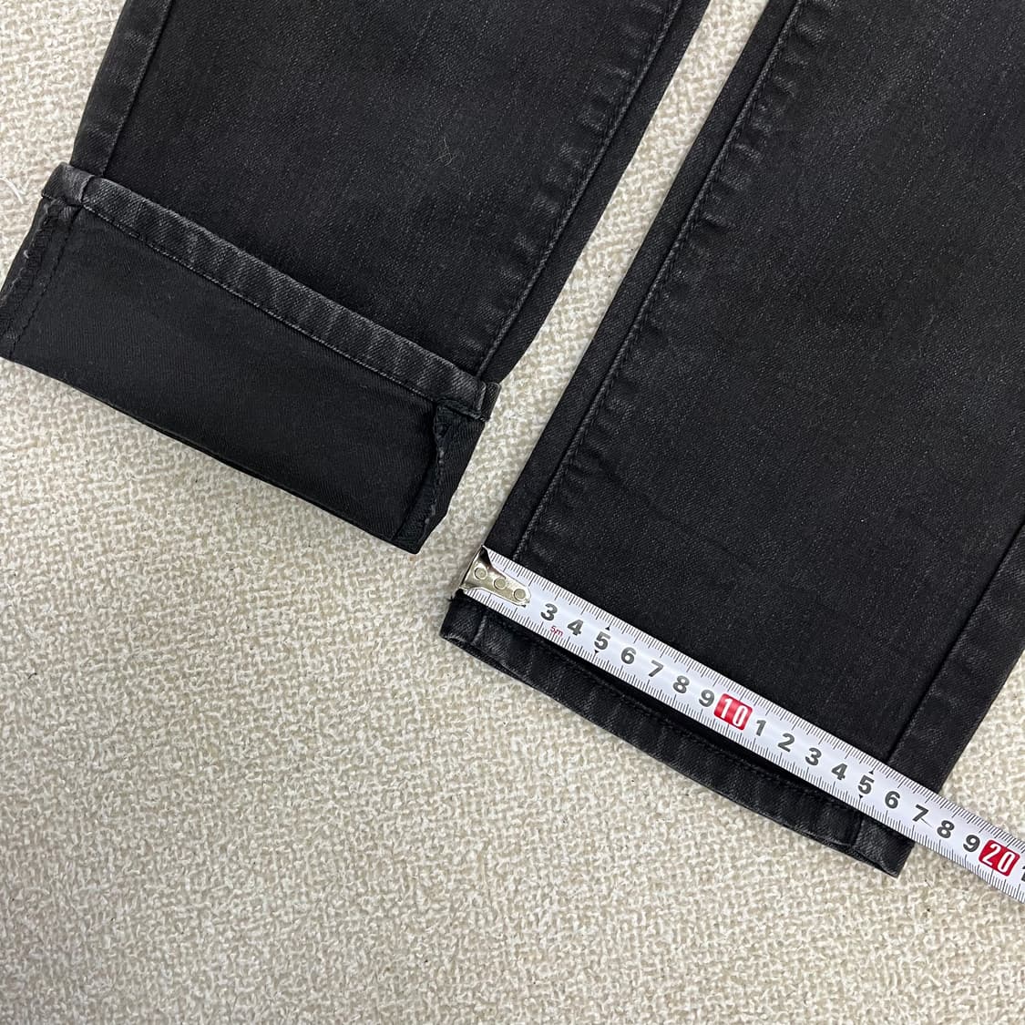 32 티니위니 블랙 데님 청바지 0202M2 상품이미지7