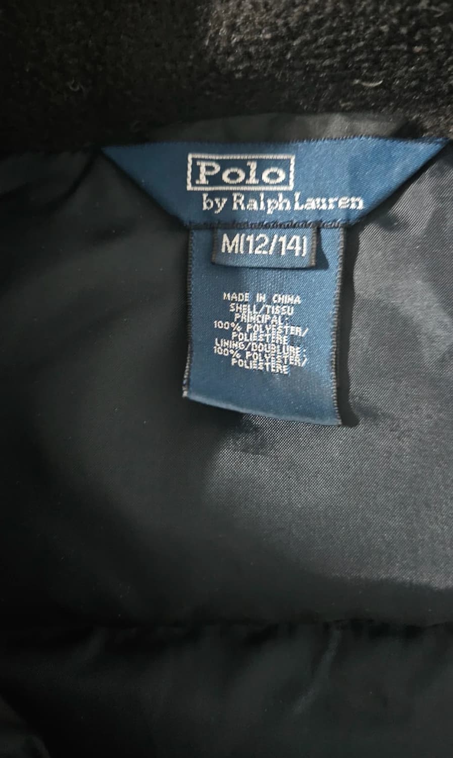 정품 폴로랄프로렌 블랙/레드포니 패딩 M사이즈 상품이미지2