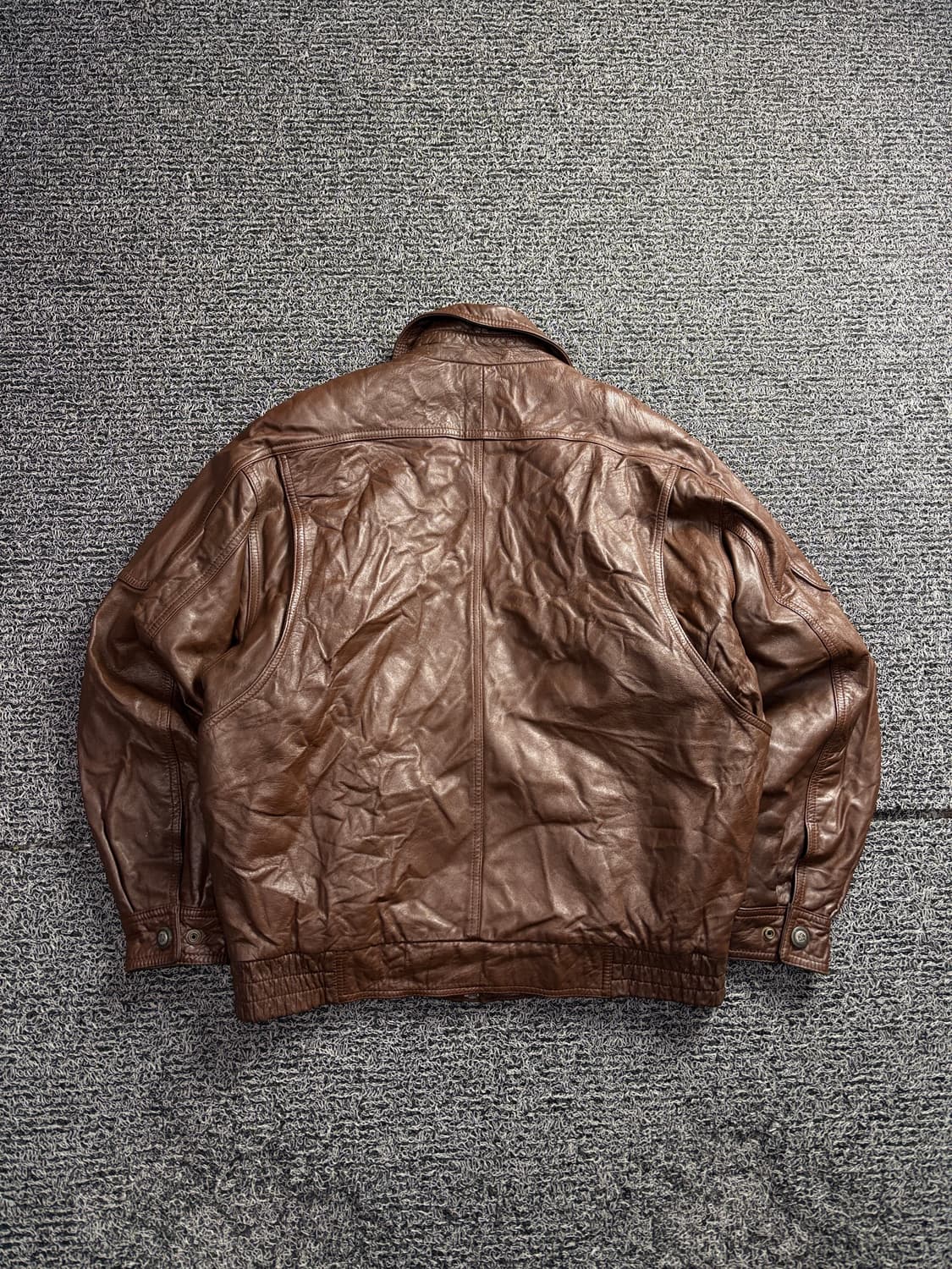 오스트레일리아 램스킨 아카이브 봄버 가죽 자켓 2846 상품이미지5