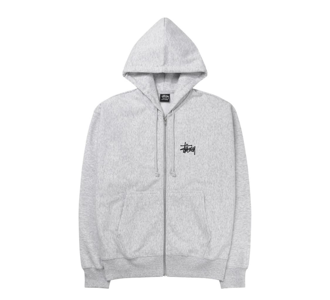 스투시 후드집업 애쉬 헤더 상품이미지1