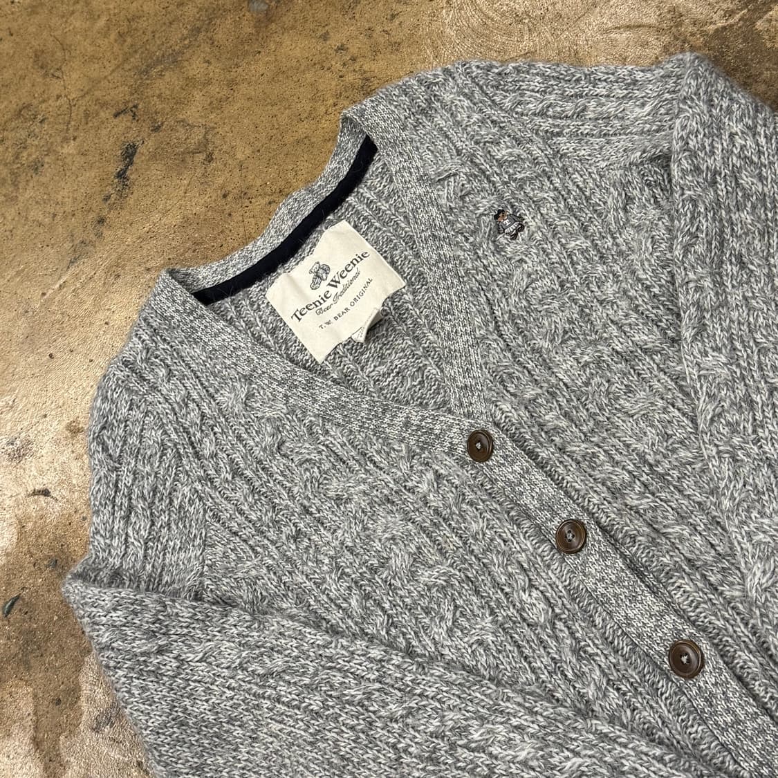 티니위니 그레이 니트 가디건  상품이미지1