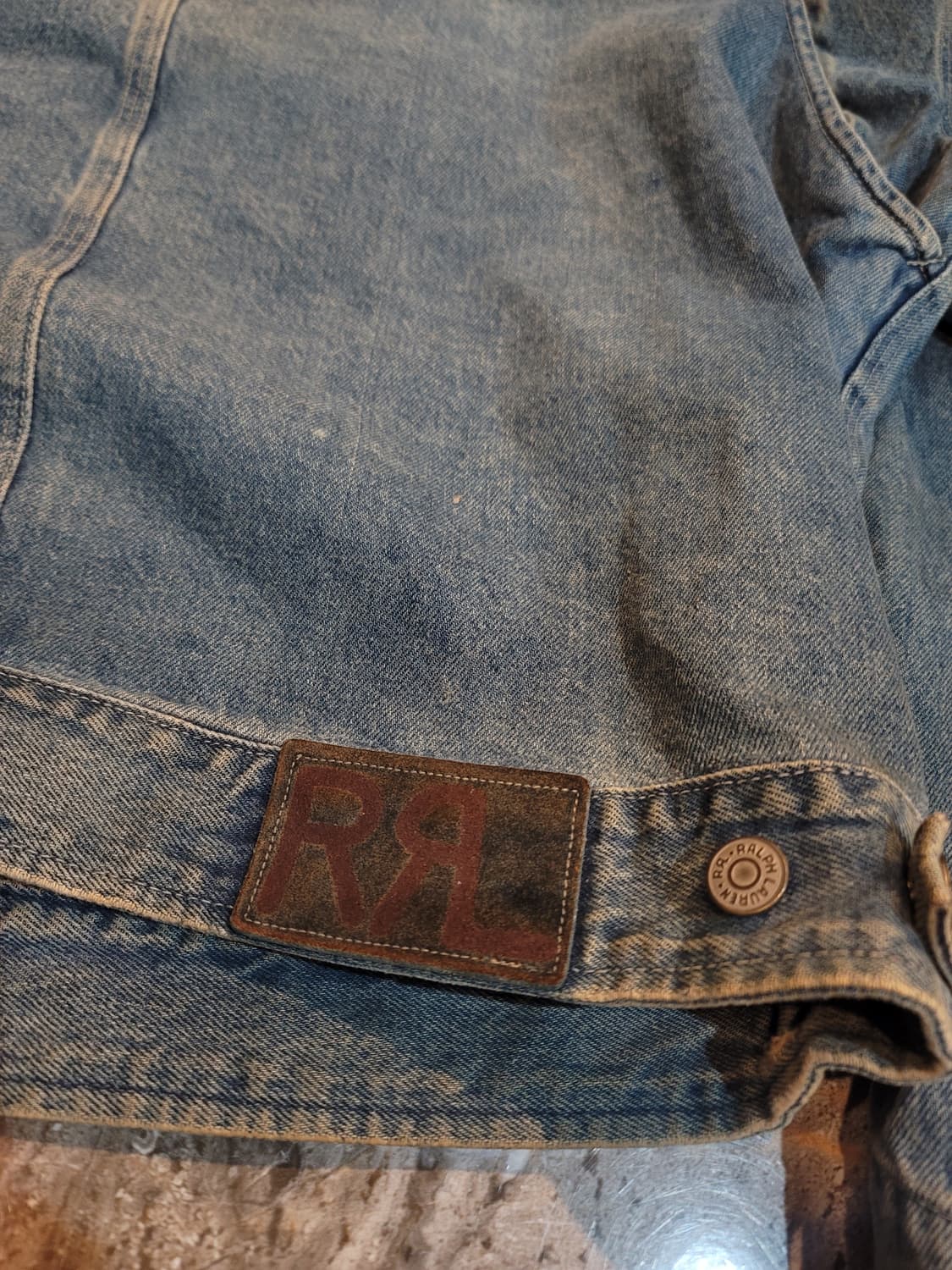 RRL 데님 코듀로이 카라 자켓 상품이미지3