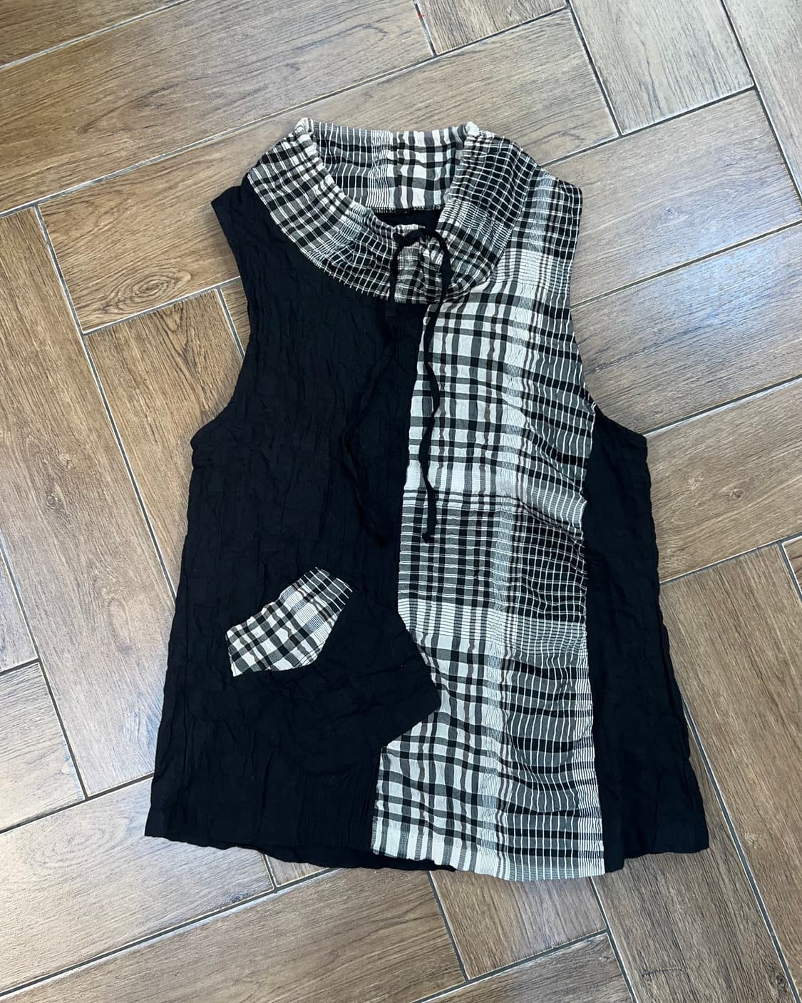 🩶 빈티지 그레이 체크 모리 코디🩶 상품이미지9